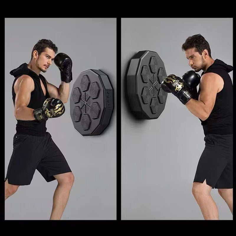 Wall Mount Boxing Training Target Fitness Shaping Rechargeable Bluetooth Music Indoor React Exercise Machine