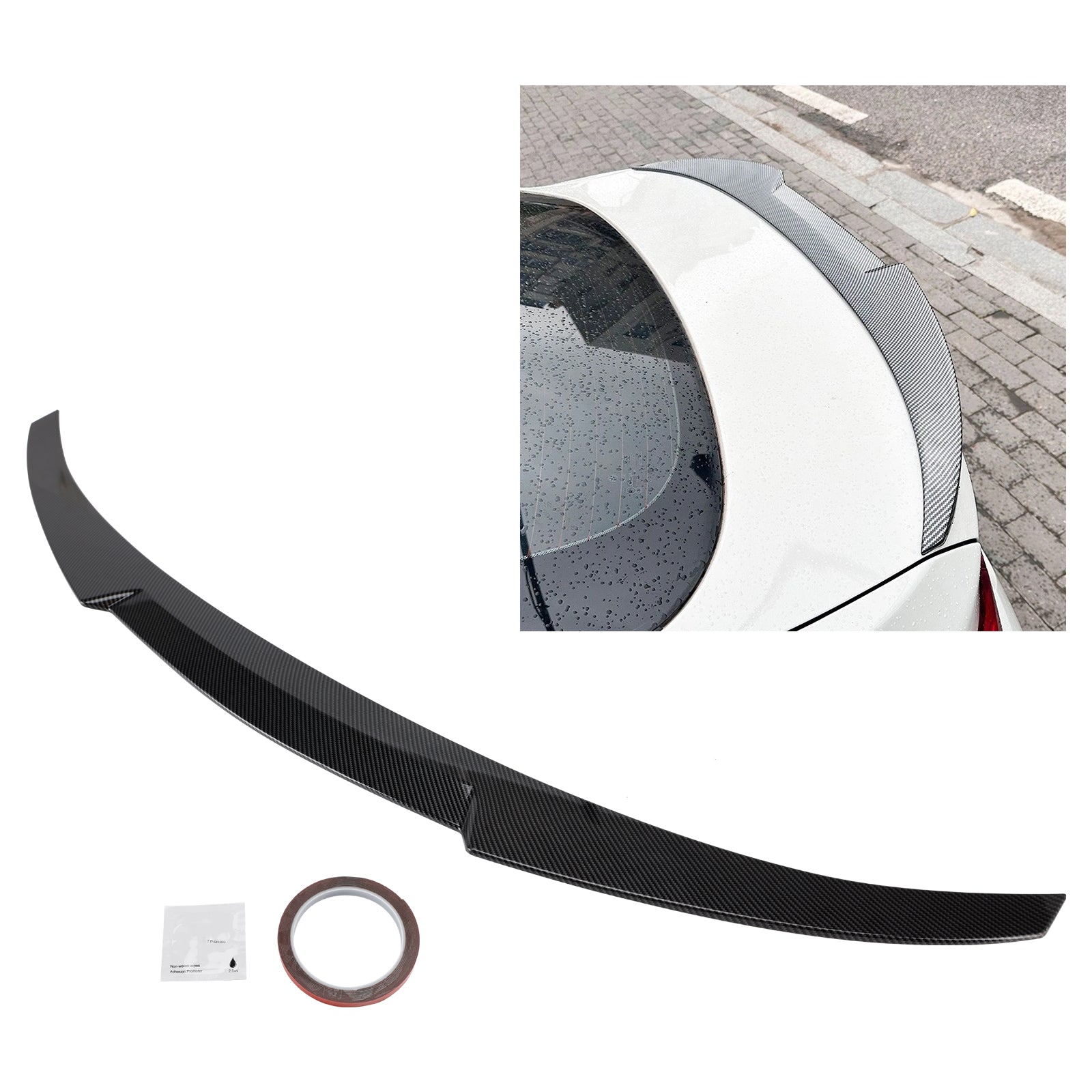 Carbon Fiber Look Rear Boot Spoiler For BMW 4 Series F36 4DR Coupe M4 Style