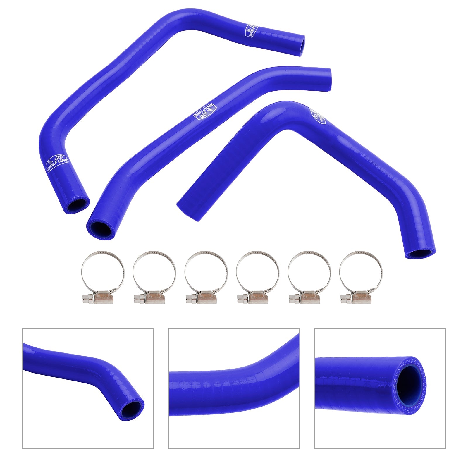 Silicone Radiator coolant Hose kit For Kawasaki ZX4R ZX-4RR 2023-2024