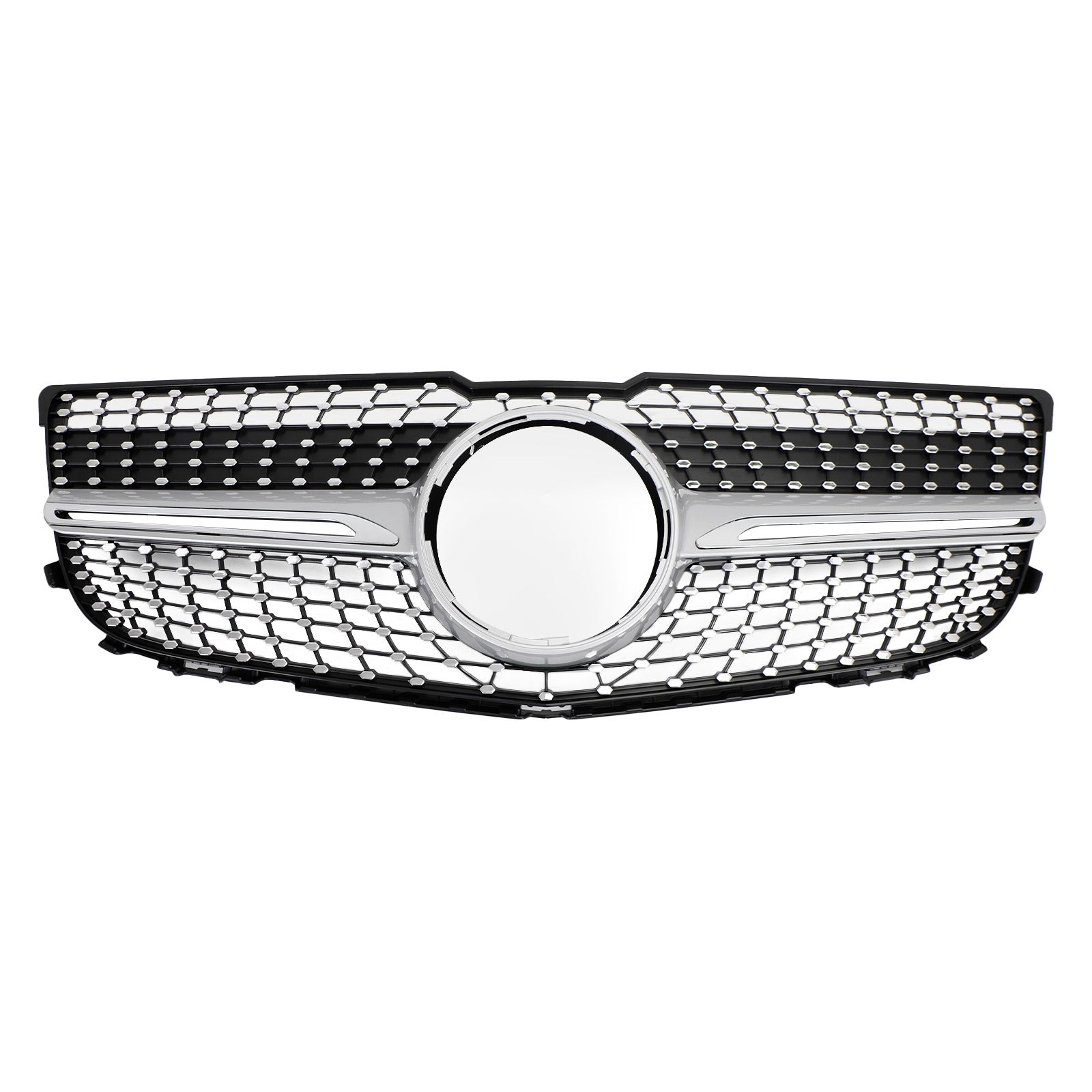 Front Bumper Grille Grill Fit Mercedes Benz X204 GLK-Class 2013-2015 Diamond