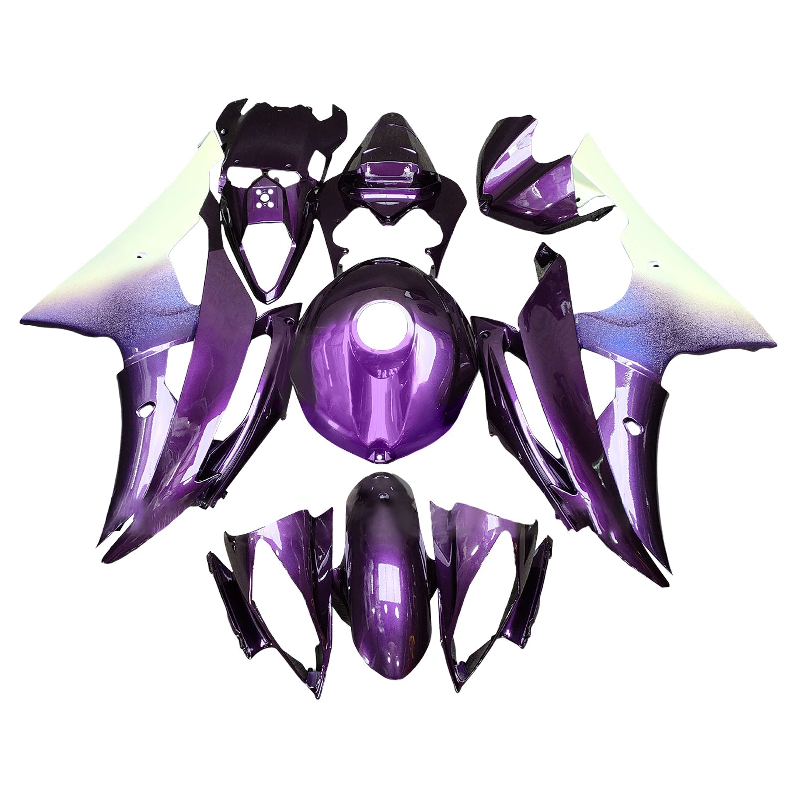 Injection Fairing Kit Bodywork Plastic ABS For Yamaha YZFR6 YZF-R6 2008-2016