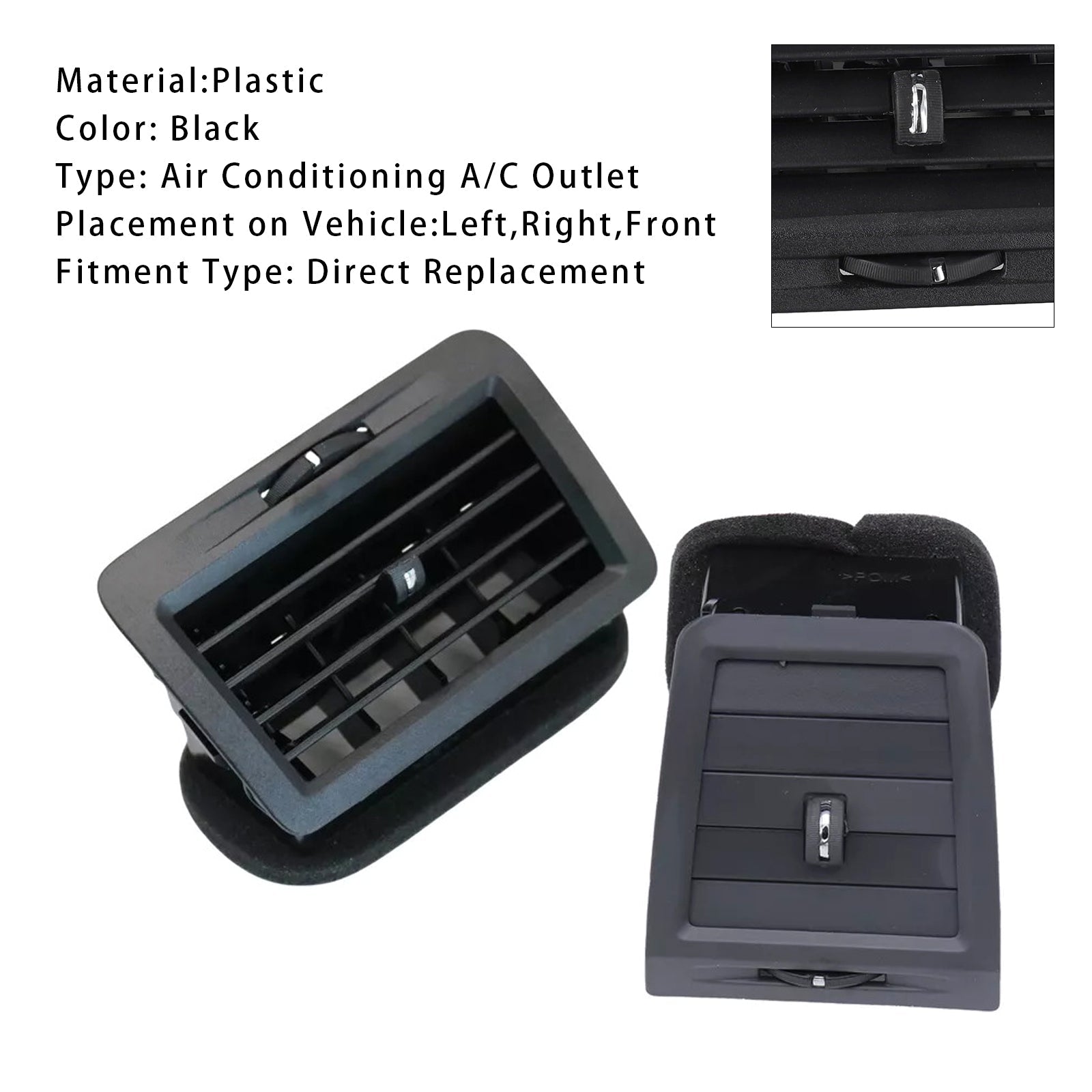 2008-2014 Dodge Challenger LH+RH Dashboard Air A/C Vent 1QL41XDVAA 1QL40XDVAA