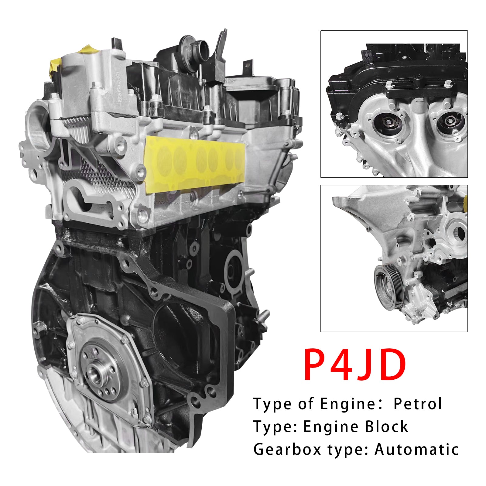 Brand New P4JD Engine Block Assembly Motor For Ford Fiesta 6 1.0 EcoBoost