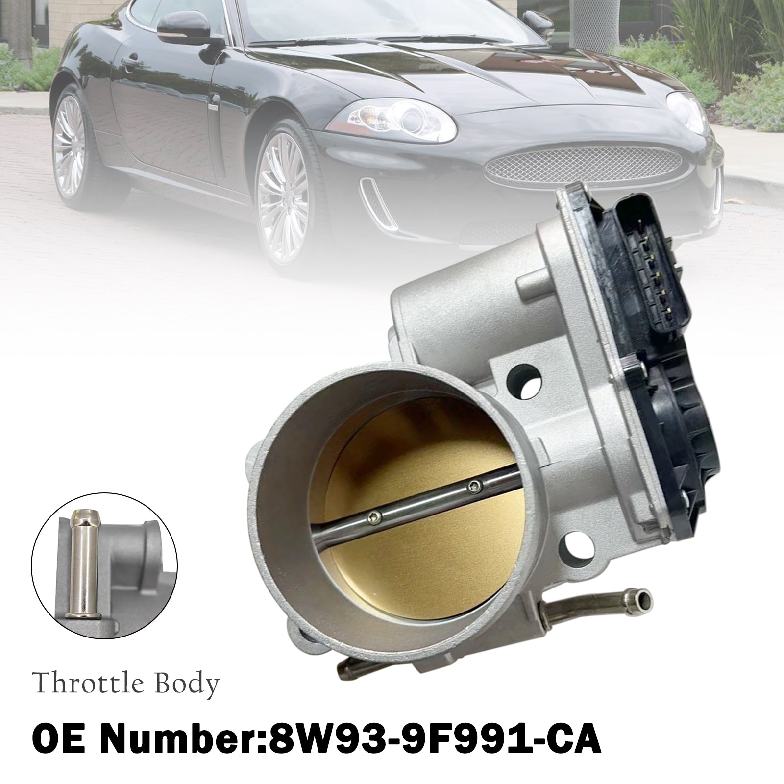 2010-2012 For Jaguar XK Throttle Valve Assmbly Throttle Body Assembly 8W93-9F991-CA