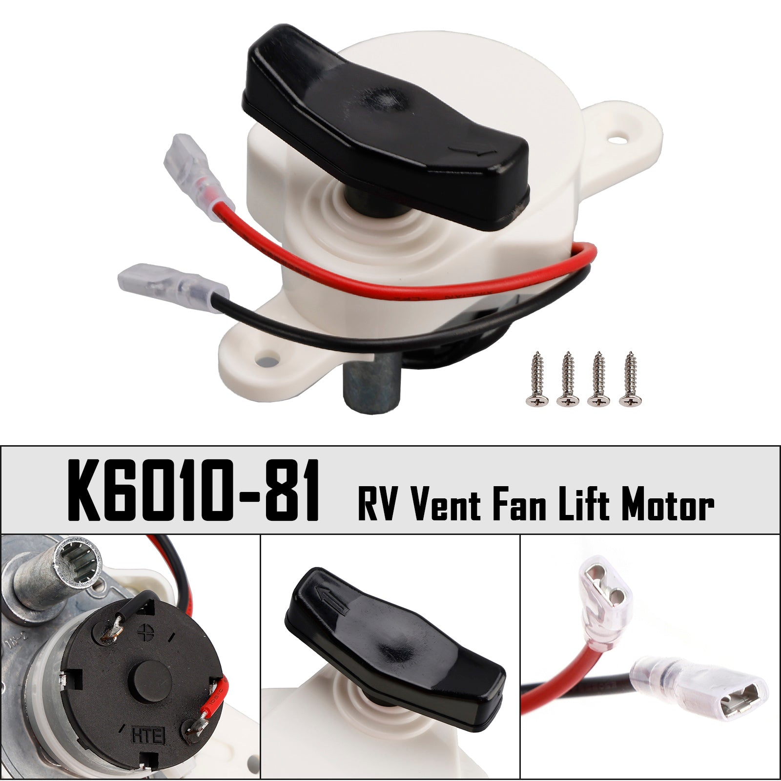 RV Vent Fan Lift Motor K6010-81 for Dometic Fan-Tastic Vent B Series