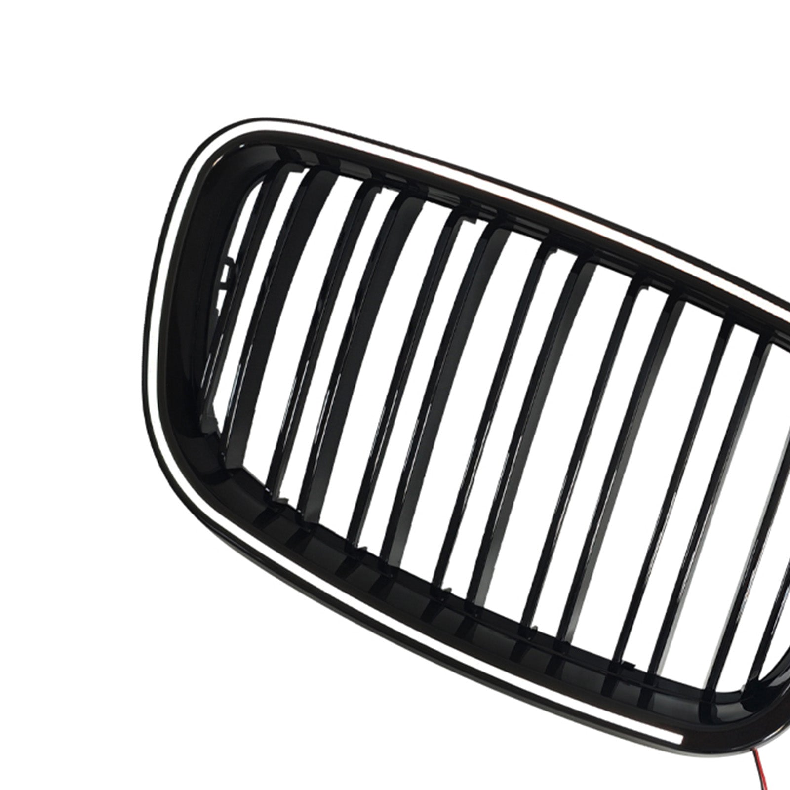 Gloss Black Front Bumper Kidney Grill Grille Fit BMW X5 E70 X6 E71 2007-2013