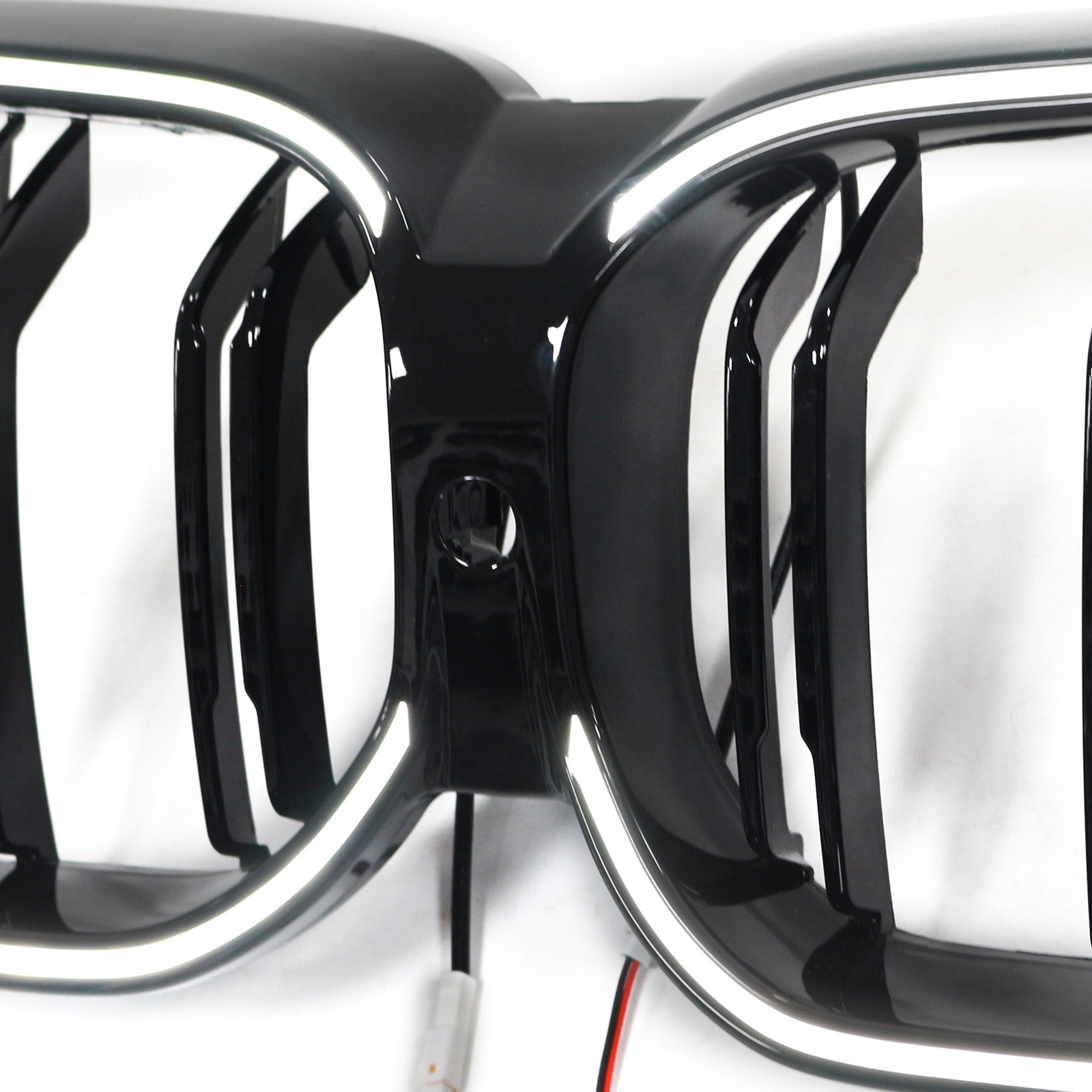 Double Slat Black Front Kidney Grill Grille Fit BMW 6 Series G32 2020-2025