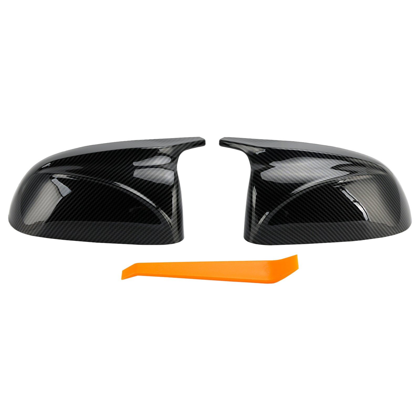 2018-2022 BMW x3/x4/ix3 2Pcs Gloss Carbon Fiber Pattern Door Wing Mirror Cover