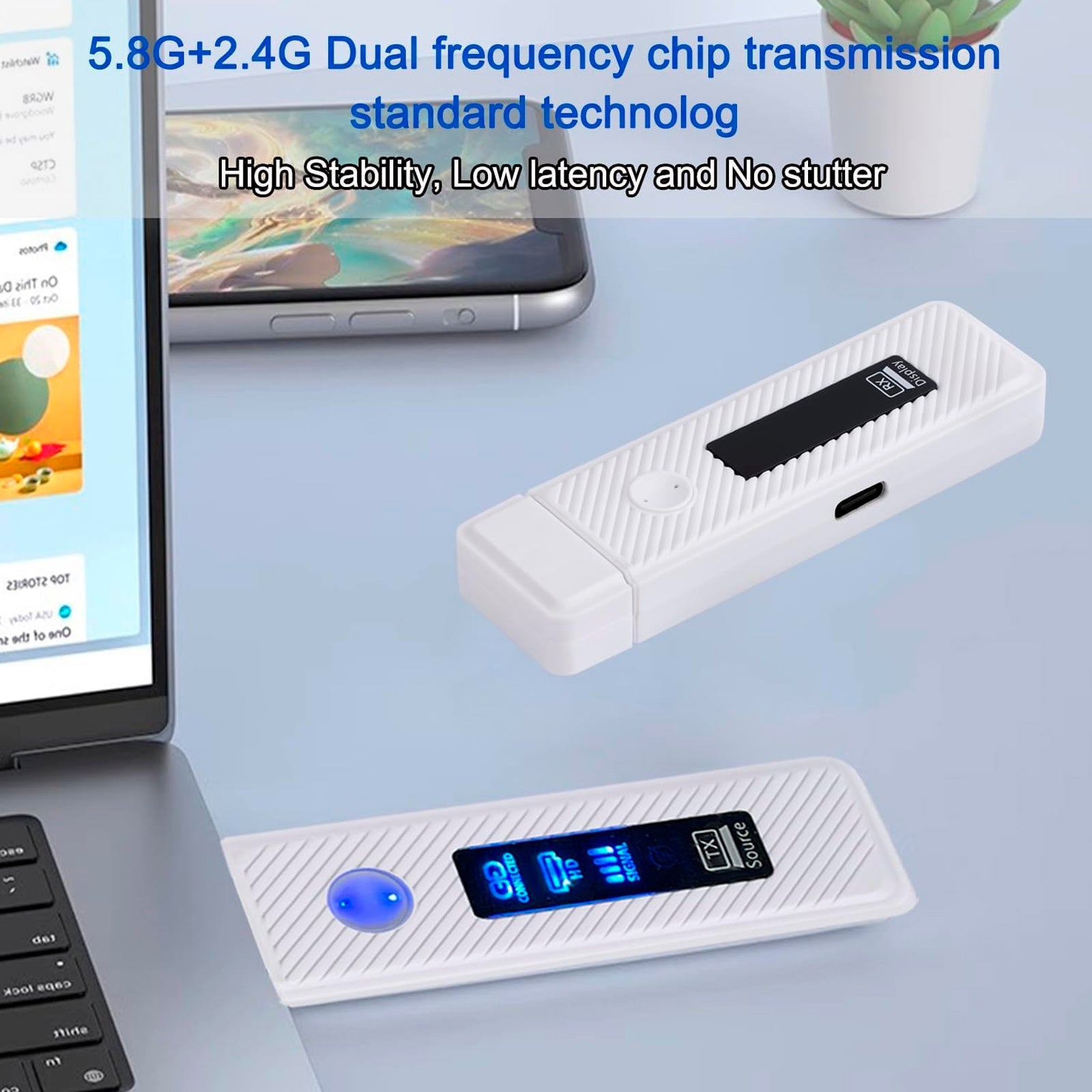 HDMI Wireless Same Screen Projector HD 1080P 50M Video Transmitter Receiver