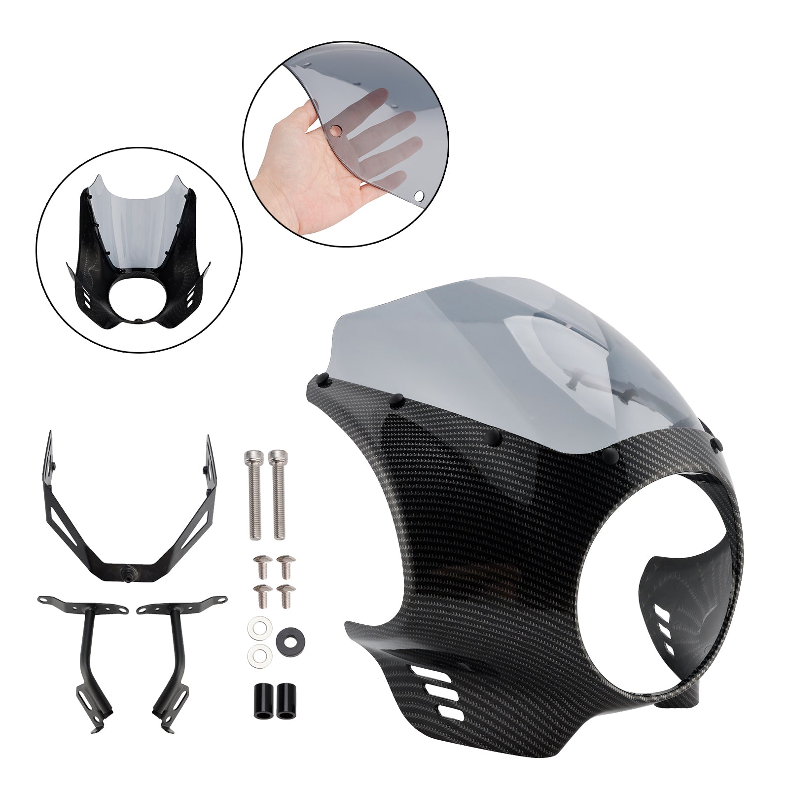 2022-2025 Yamaha XSR900 Headlight Fairing Windshield WindScreen