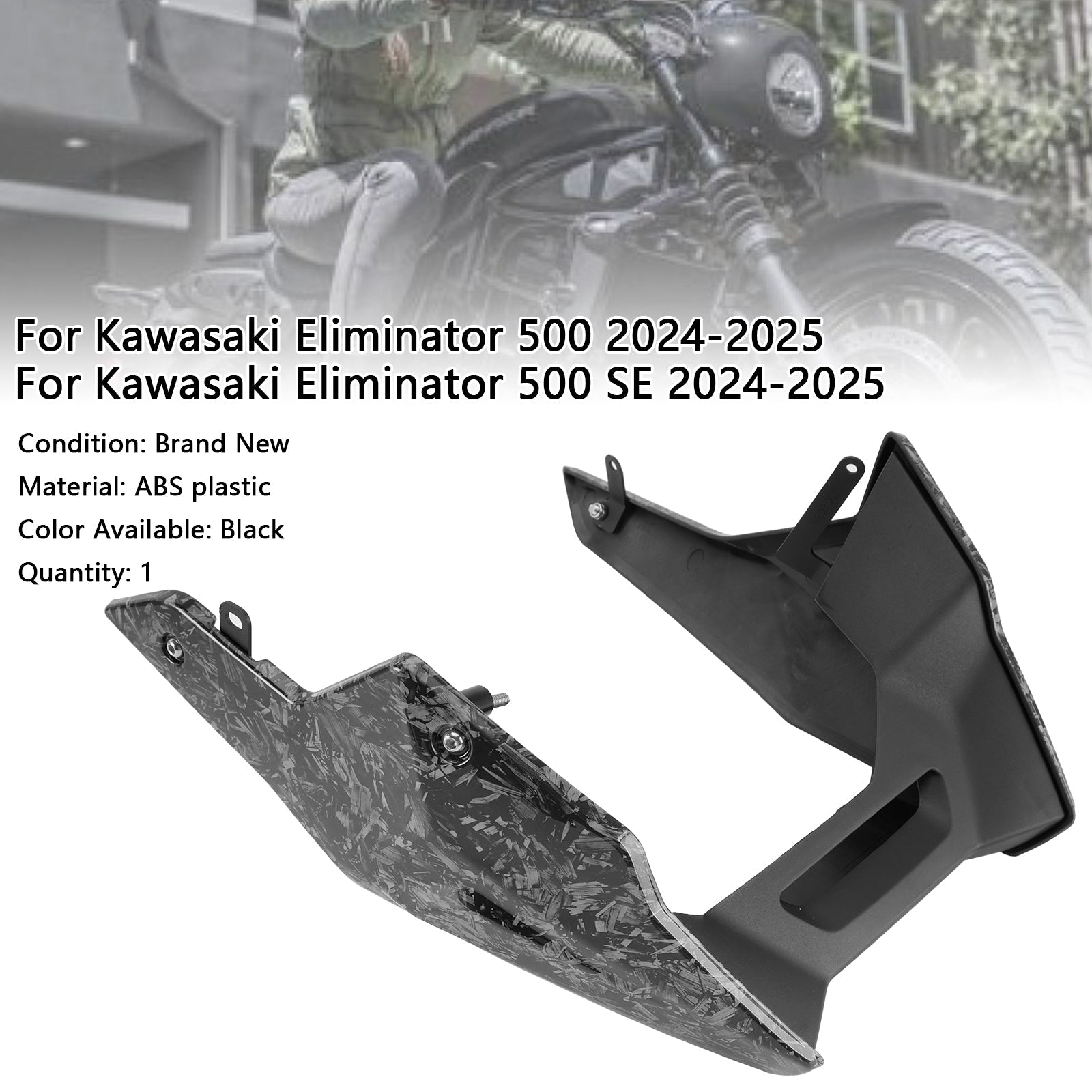 2024-2025 Kawasaki Eliminator 400/450/500 Lower Fairings Full Belly Pan