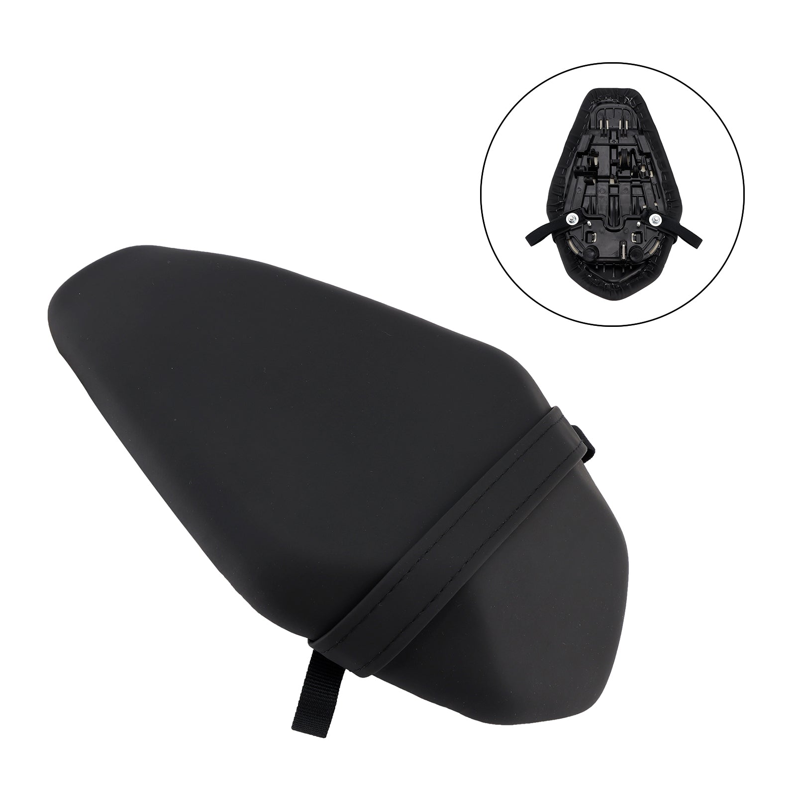 2019-2025 Kawasaki Ninja Zx-6R Rear Seat Passenger Cushion Flat Fit Blackc