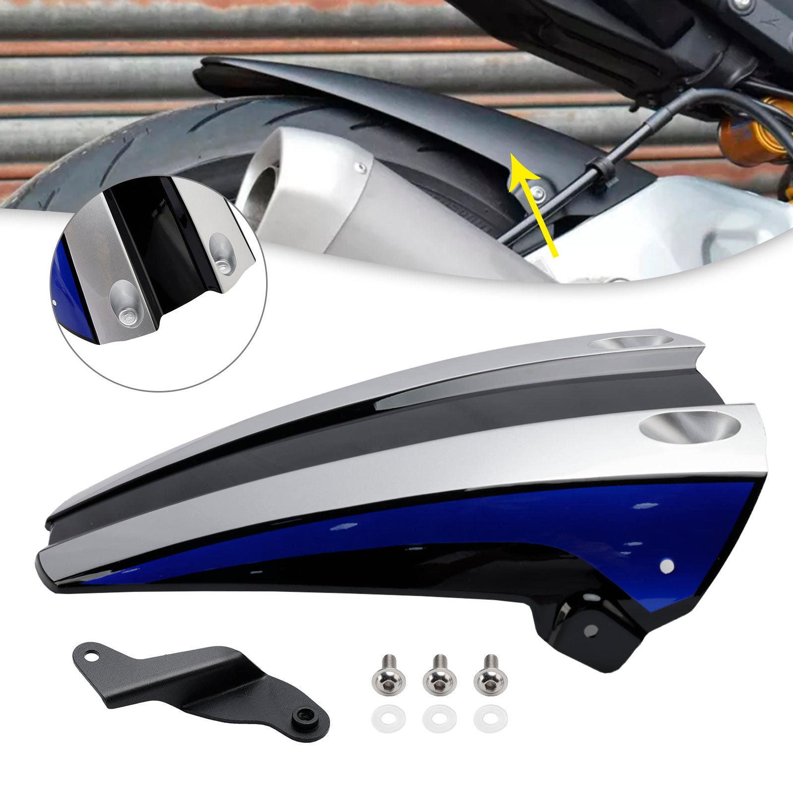 Rear Fender Mudguard Fairing For Yamaha MT-10 / SP MT10 2016-2024