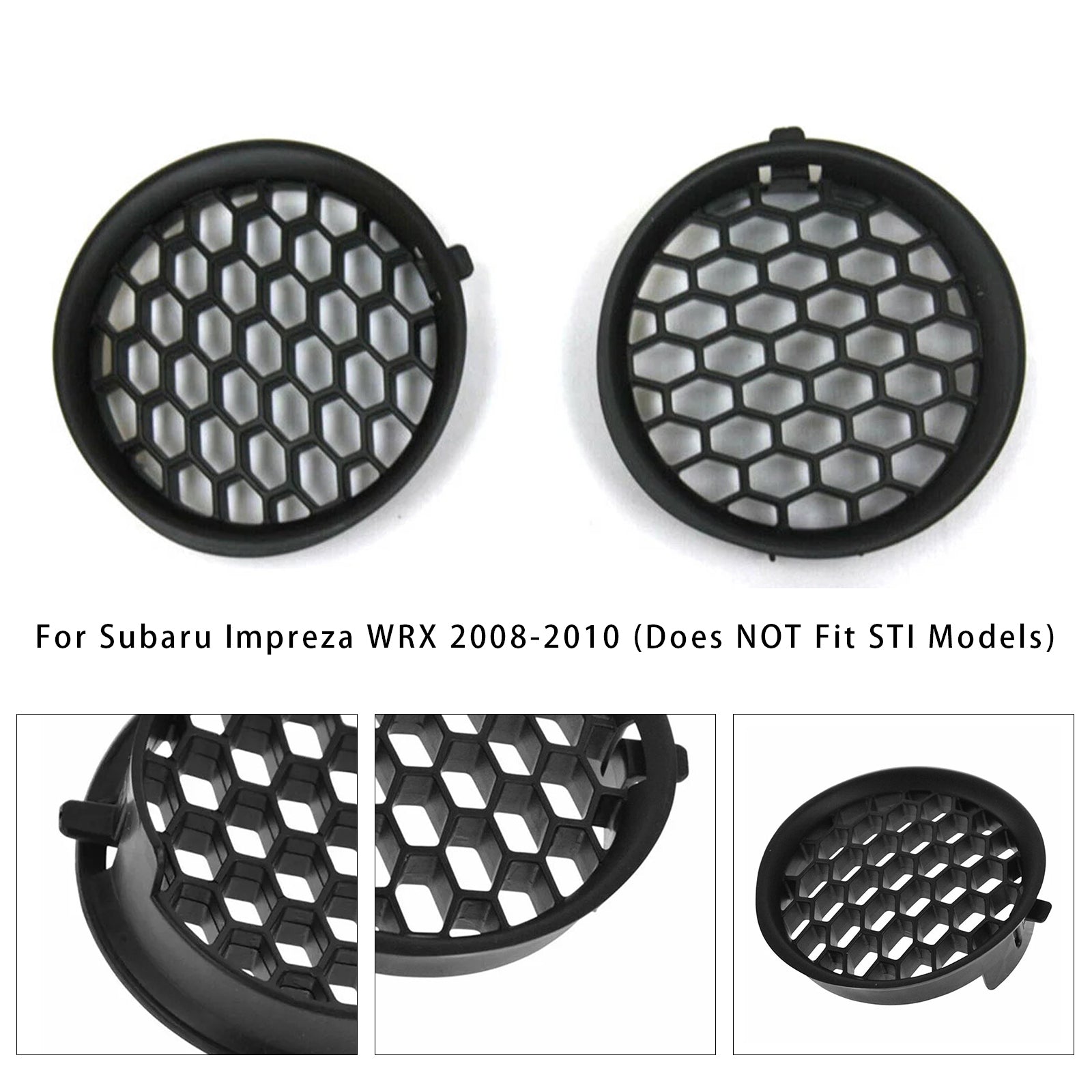 Pair Fog Light Cover Grilles For Subaru Impreza 2008-2014 57731FG200