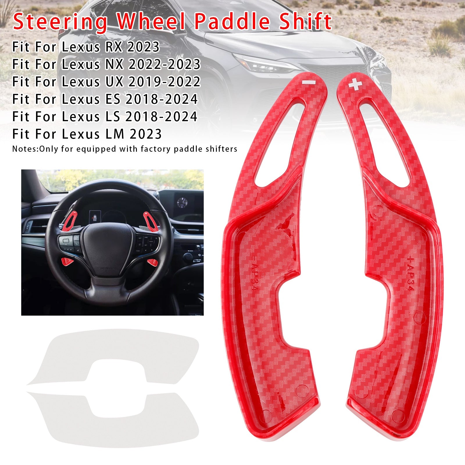 Lexus RX NX Steering Wheel Paddle Shifter Extension