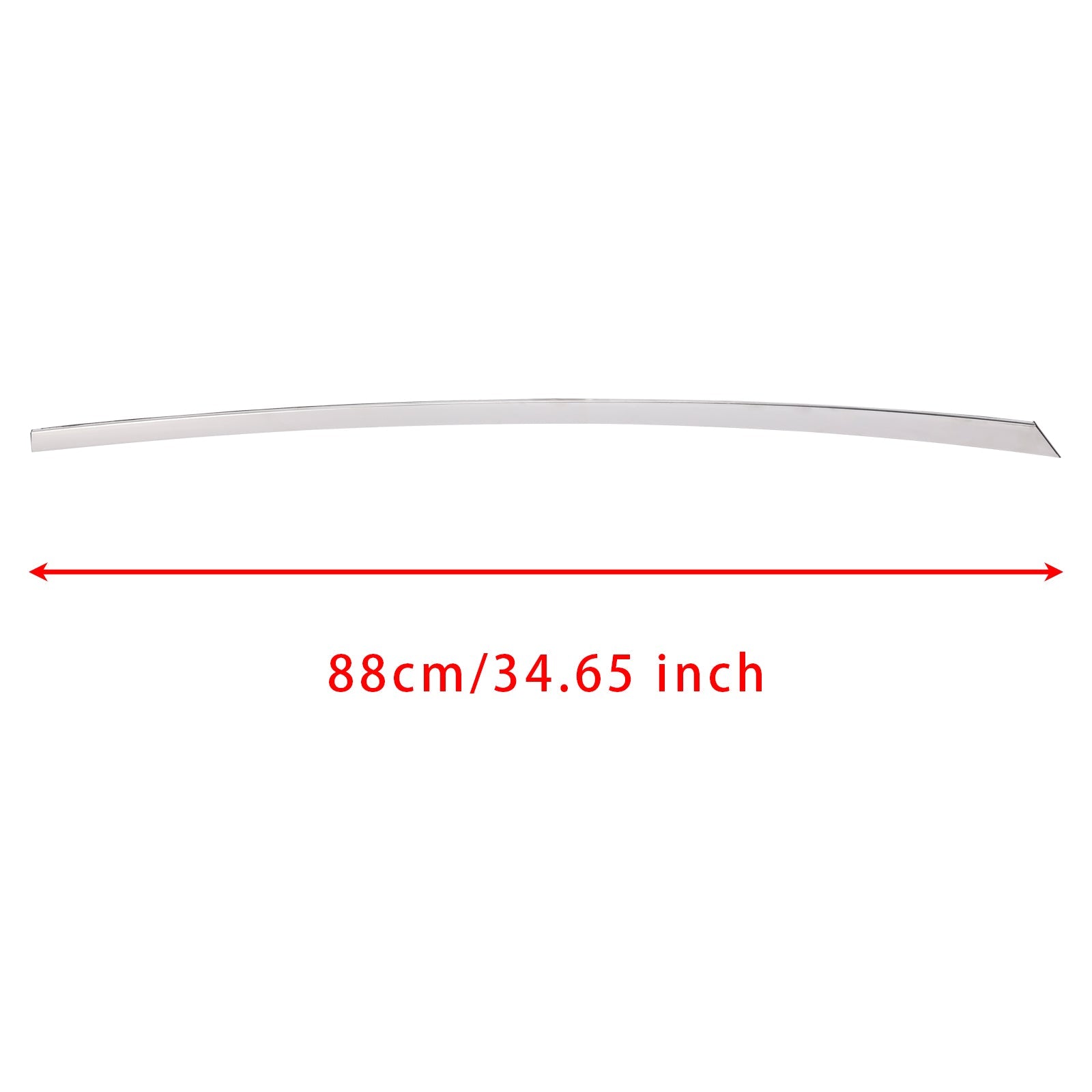 2011-2015 Kia Optima Left Side Upper Rear Door Panel Trim Molding Chrome