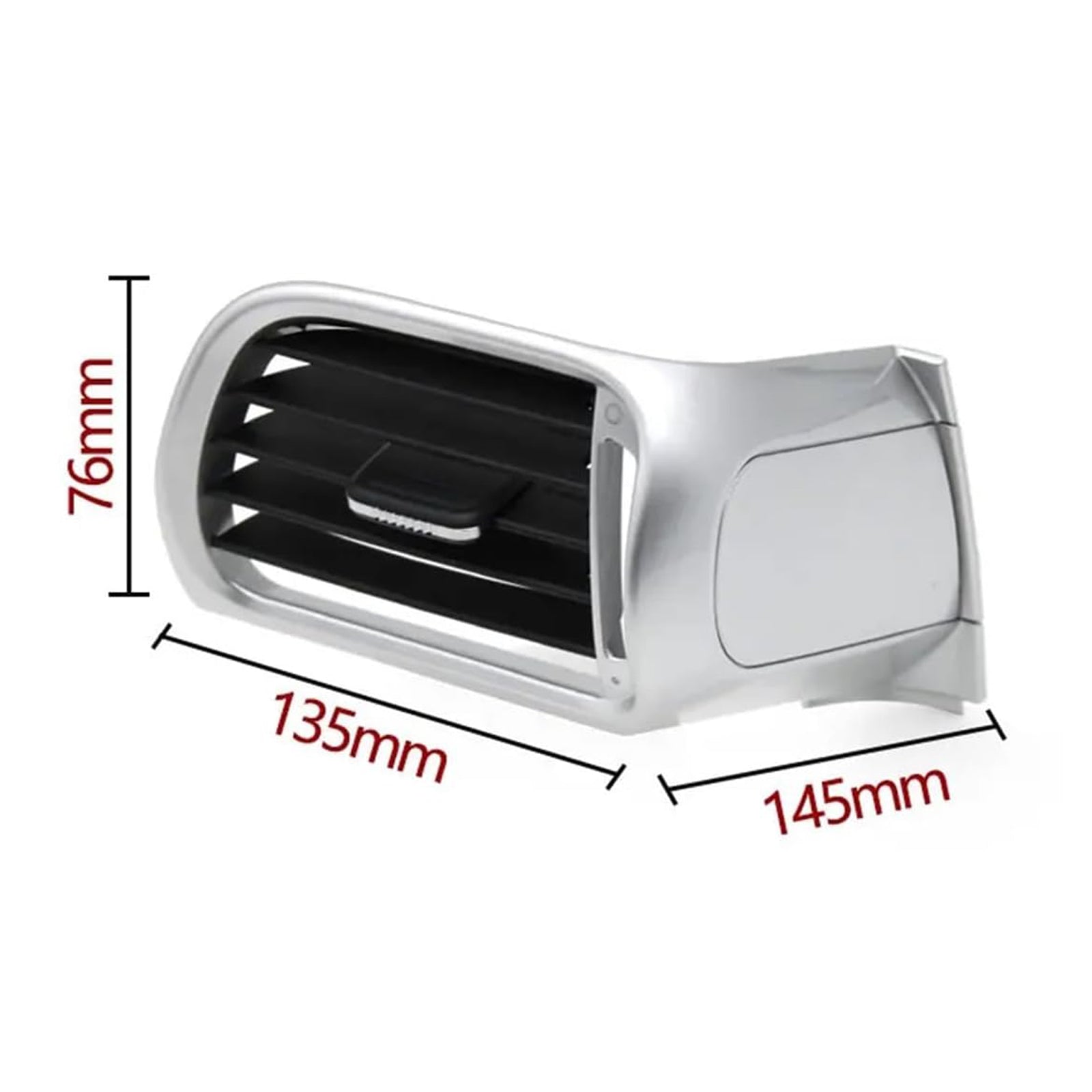 2004-2011 Porsche Carrea 997 Front Right AC Vent Cover Silver 99755213205 99755213206