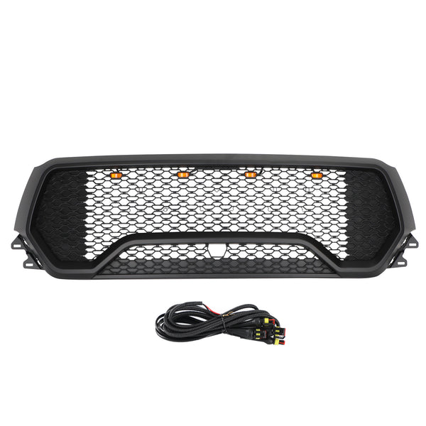 Rejilla frontal superior de panal LED estilo TRX para Dodge Ram 1500 2019-2022