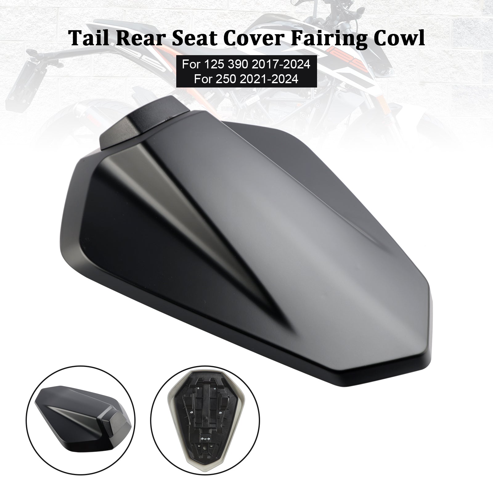 Tail Rear Seat Cover Fairing Cowl For 125 250 390 2017-2024