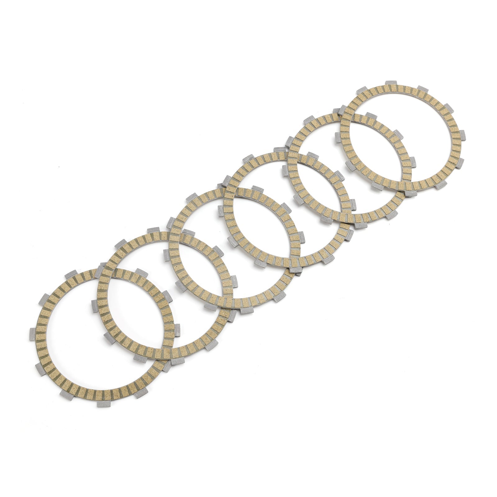 Clutch Friction Plate Kit for Kawasaki KR250 KR-I 1988-1989 KR-IR 1989-1990