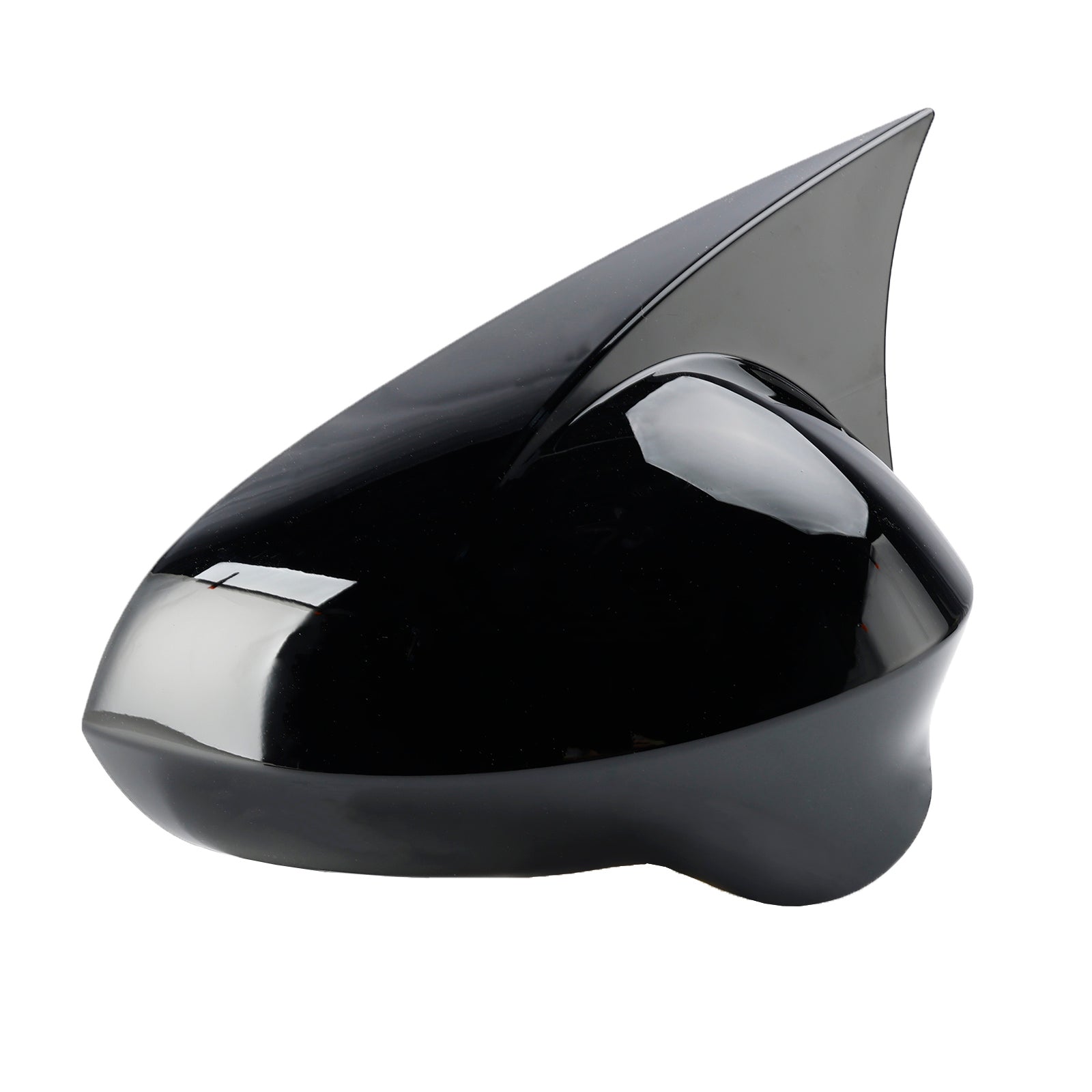 Gloss Black Wing Door Mirror Cover Caps for Left + Right SEAT Ibiza 6J 08-17