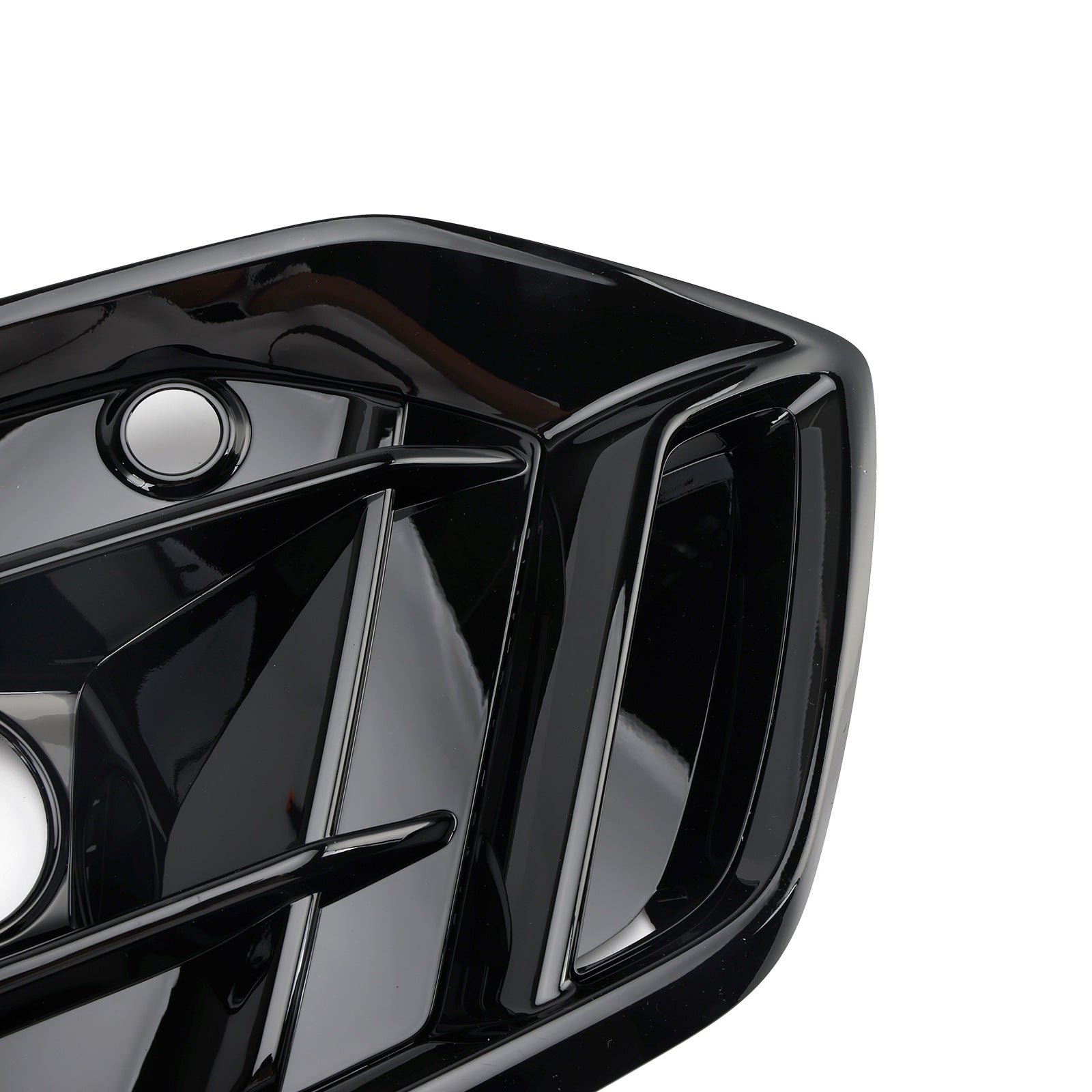 2021-2025 Audi Q5 SQ5 S-Line Black Front Fog Lamp Grille Grill Cover