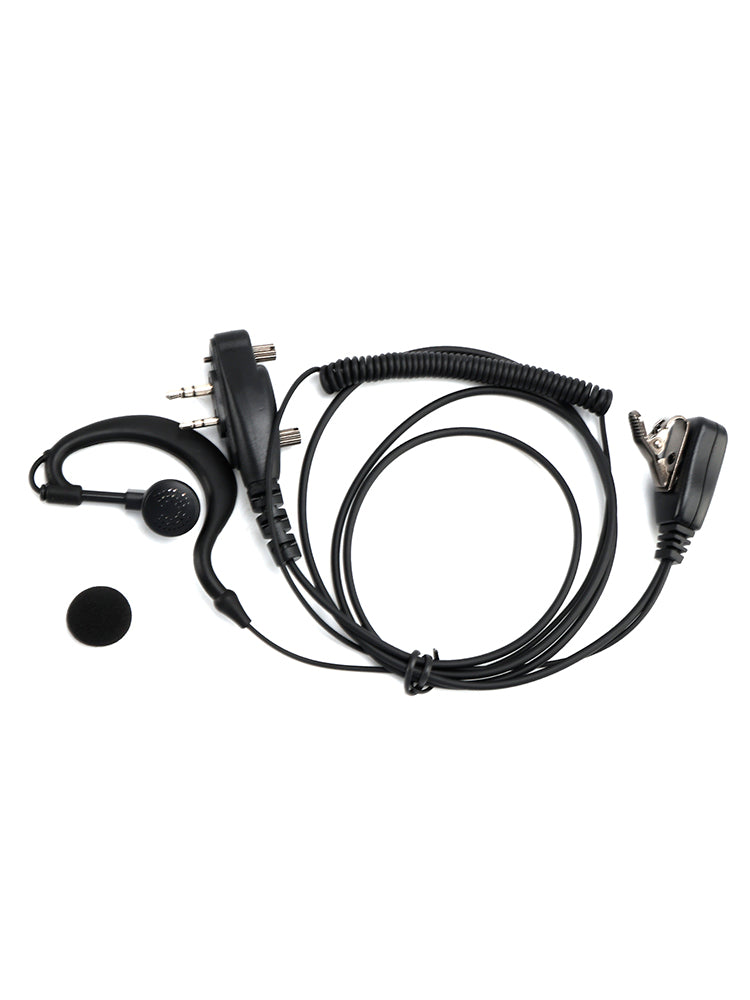 ICOM F1000-011 Curved Earhook Headset For ICOM A16 IC-F3230 F4230D F1100 F2100D