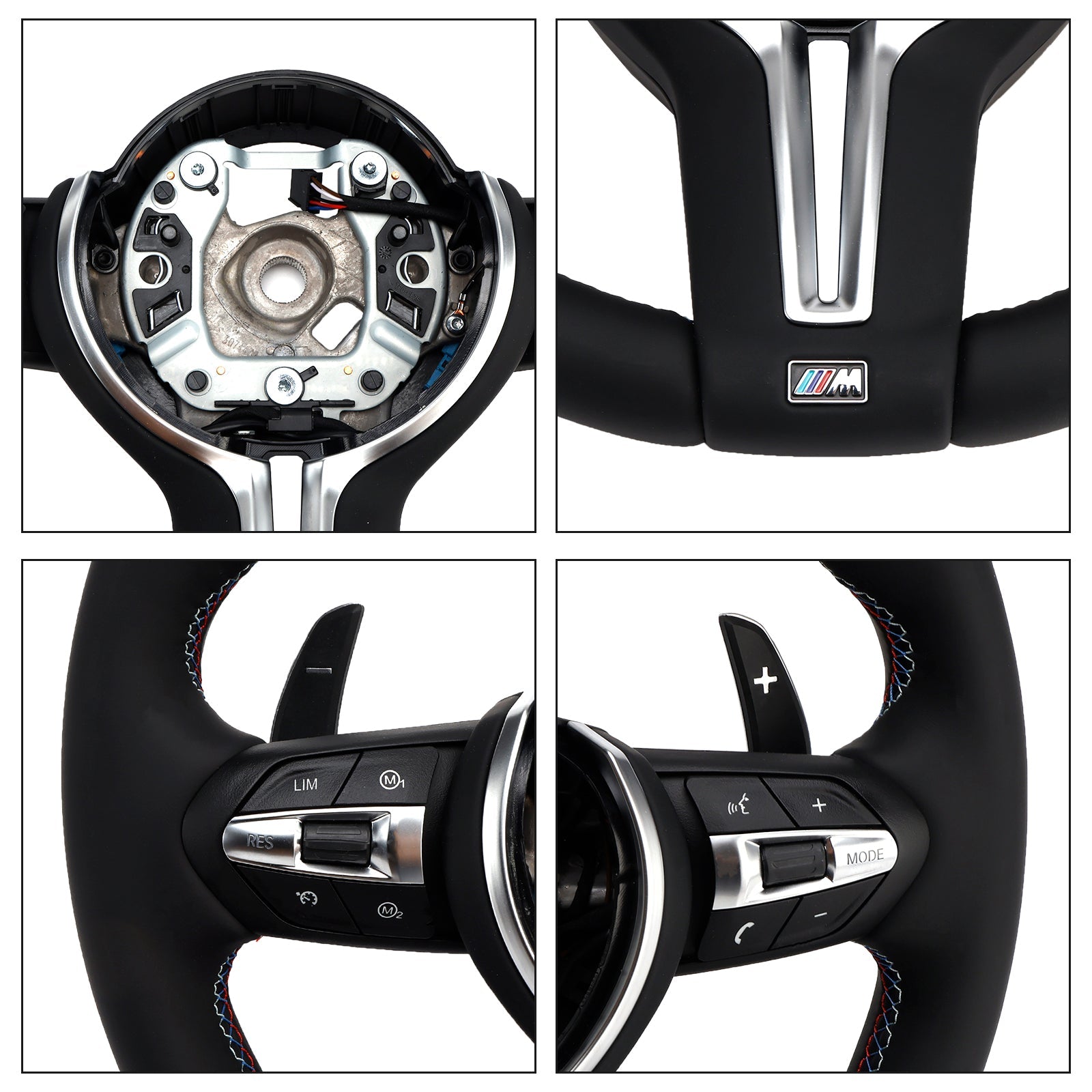 Nappa Leather Steering Wheel For BMW F30 F31 F20 F33 F34 F36 F22 M2 M3 M4