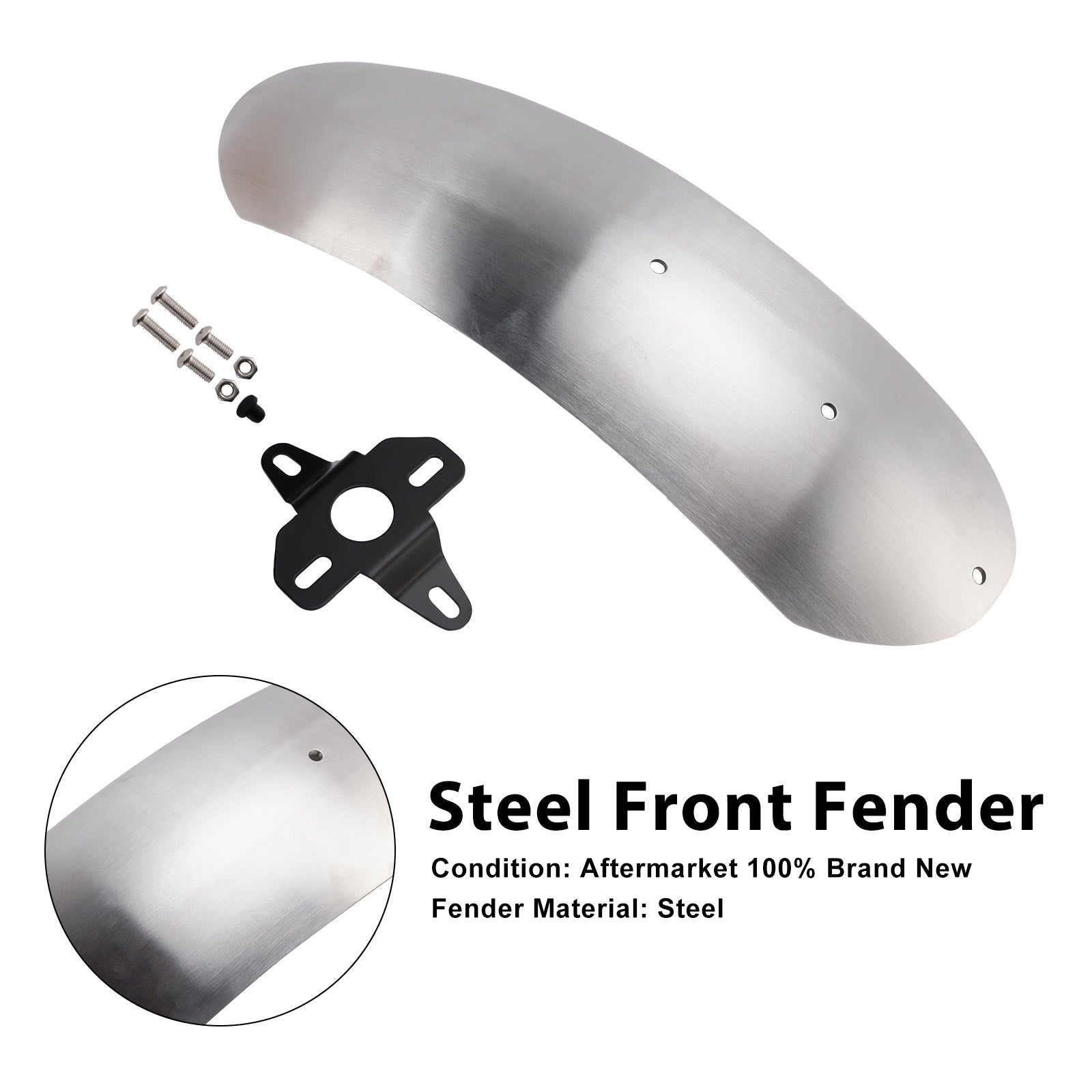 Steel Front Fender Mudguard Fit For MOTO GUZZI V7 Stone Special 2017-2025