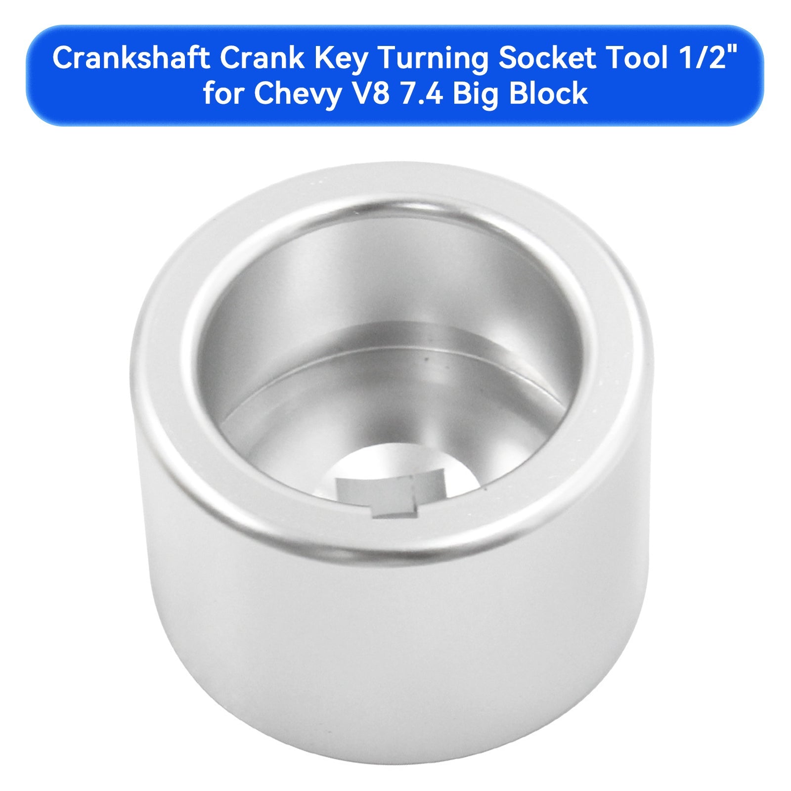 Crankshaft Crank Key Turning Socket Tool 1/2" for Chevy V8 7.4 Big Block