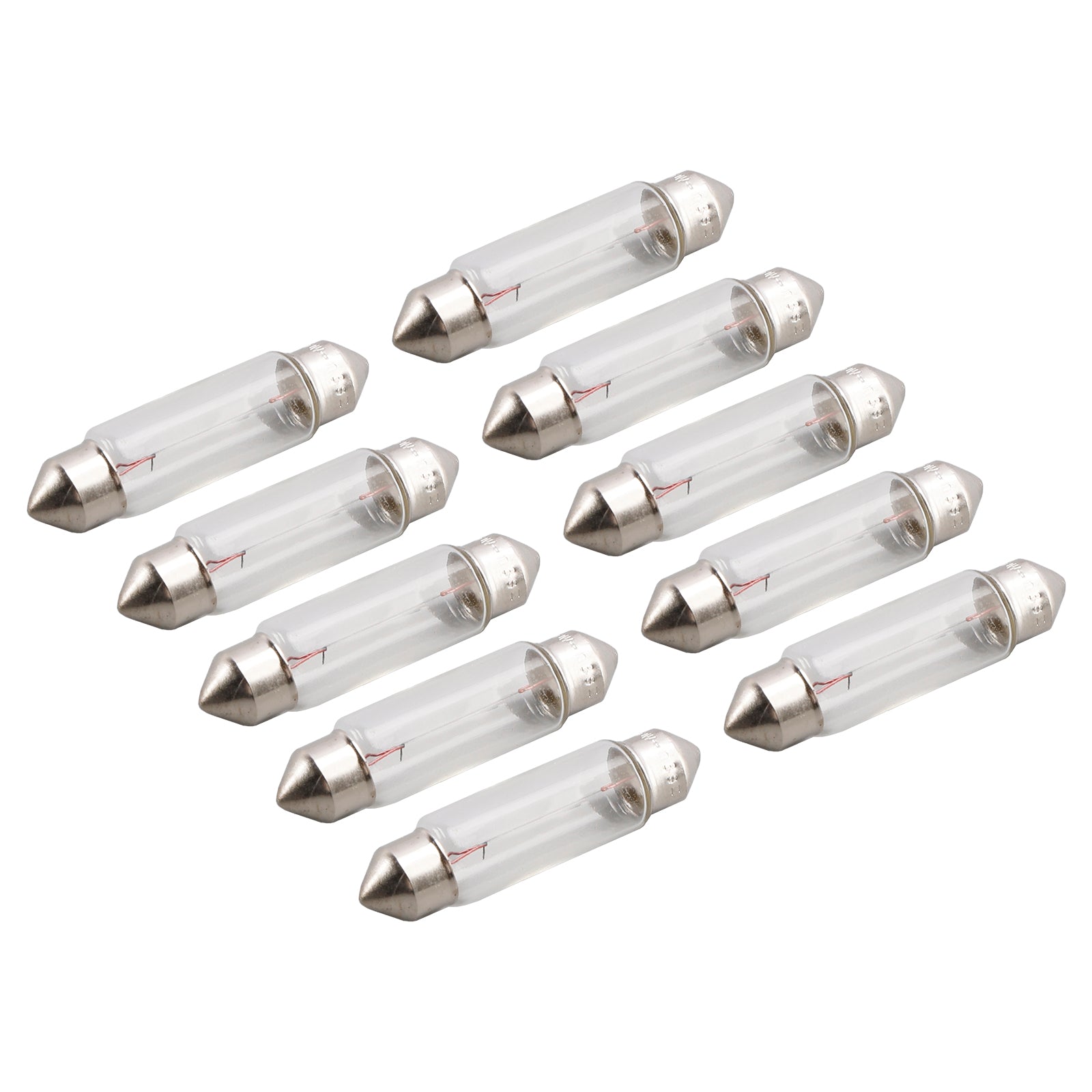 10PCS Car Light Tubular Lamp bulb C10W SV8.5-8 43MM 6429 24V 10W For OSRAM