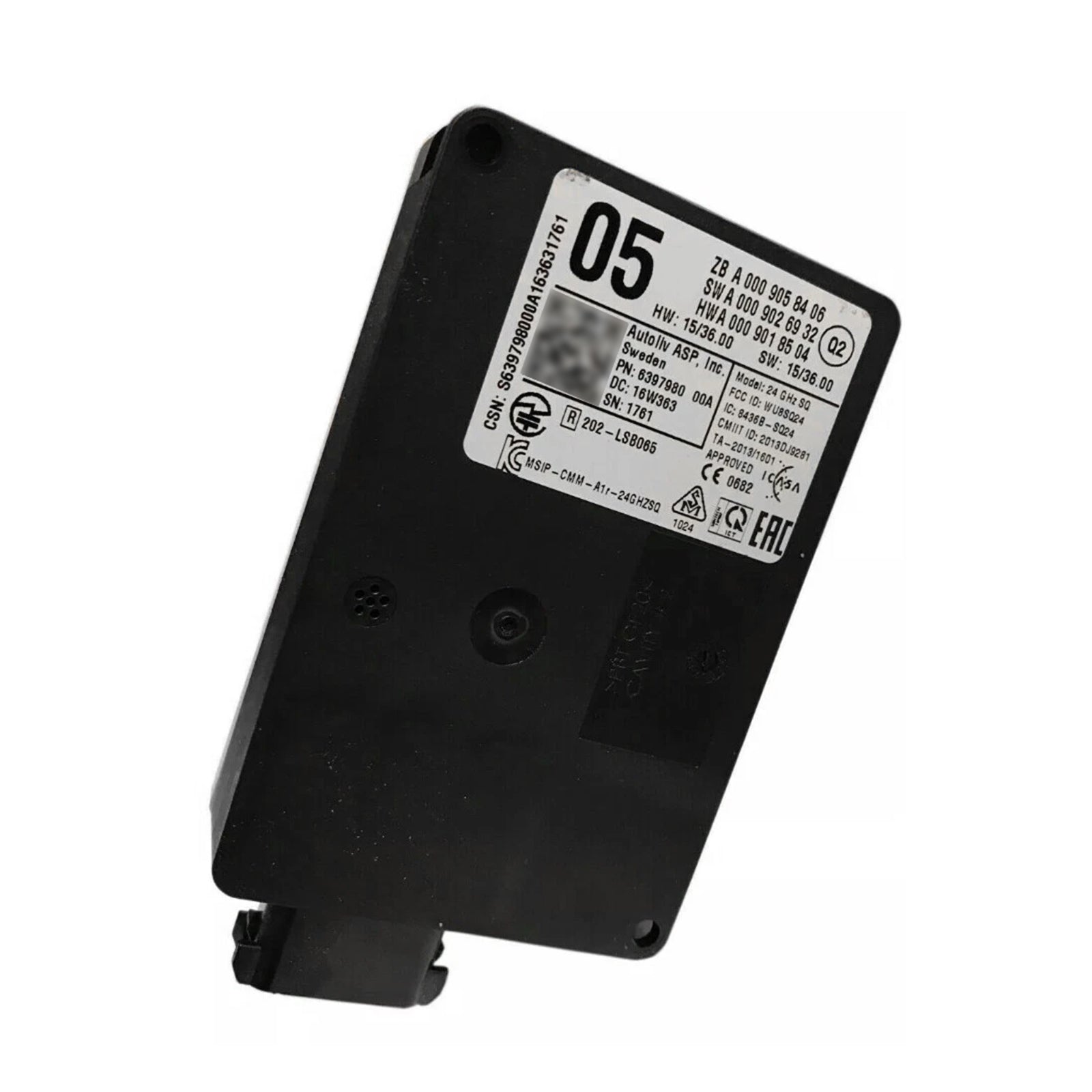 Mercedes Benz CLA W117 / X117 / C117 Front Radar Sensor Distronic Control Unit 0009058406