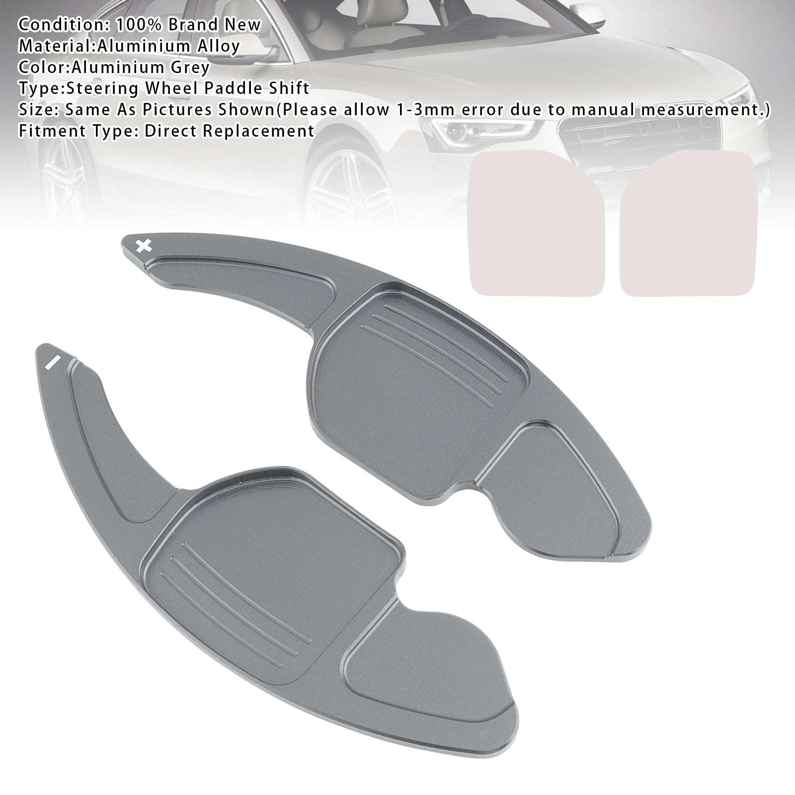 Steering Wheel Paddle Shifter Extension For Audi A3 A4 A5 A6 A8