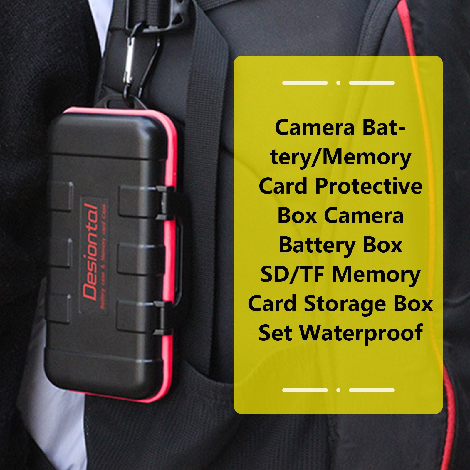 Camera Battery Box SD/TF Memory Card Protective Box Storage Box Set Waterproof