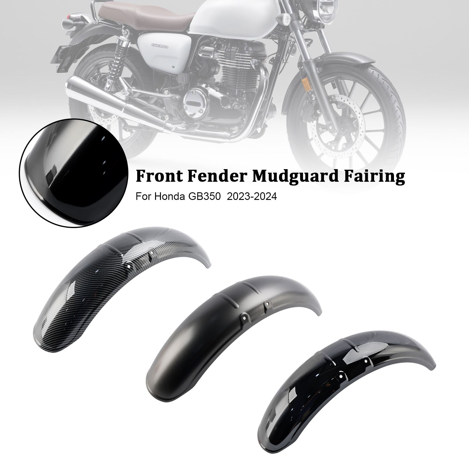 Front Fender Mudguard Fairing For Honda GB350 GB350S 2023-2024