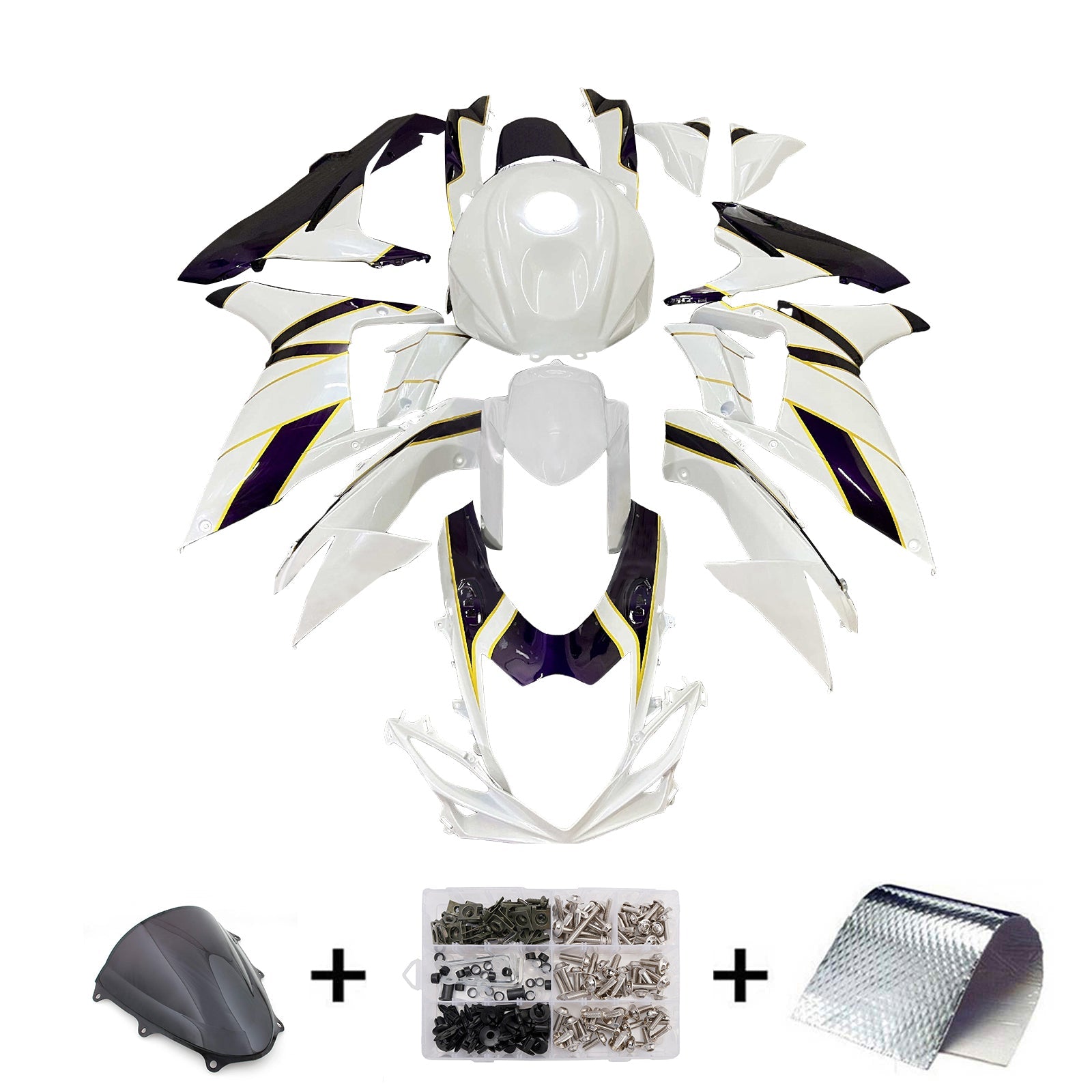 Injection Fairing Kit Bodywork Plastic ABS For Suzuki GSXR 600/750 2011-2025 K11