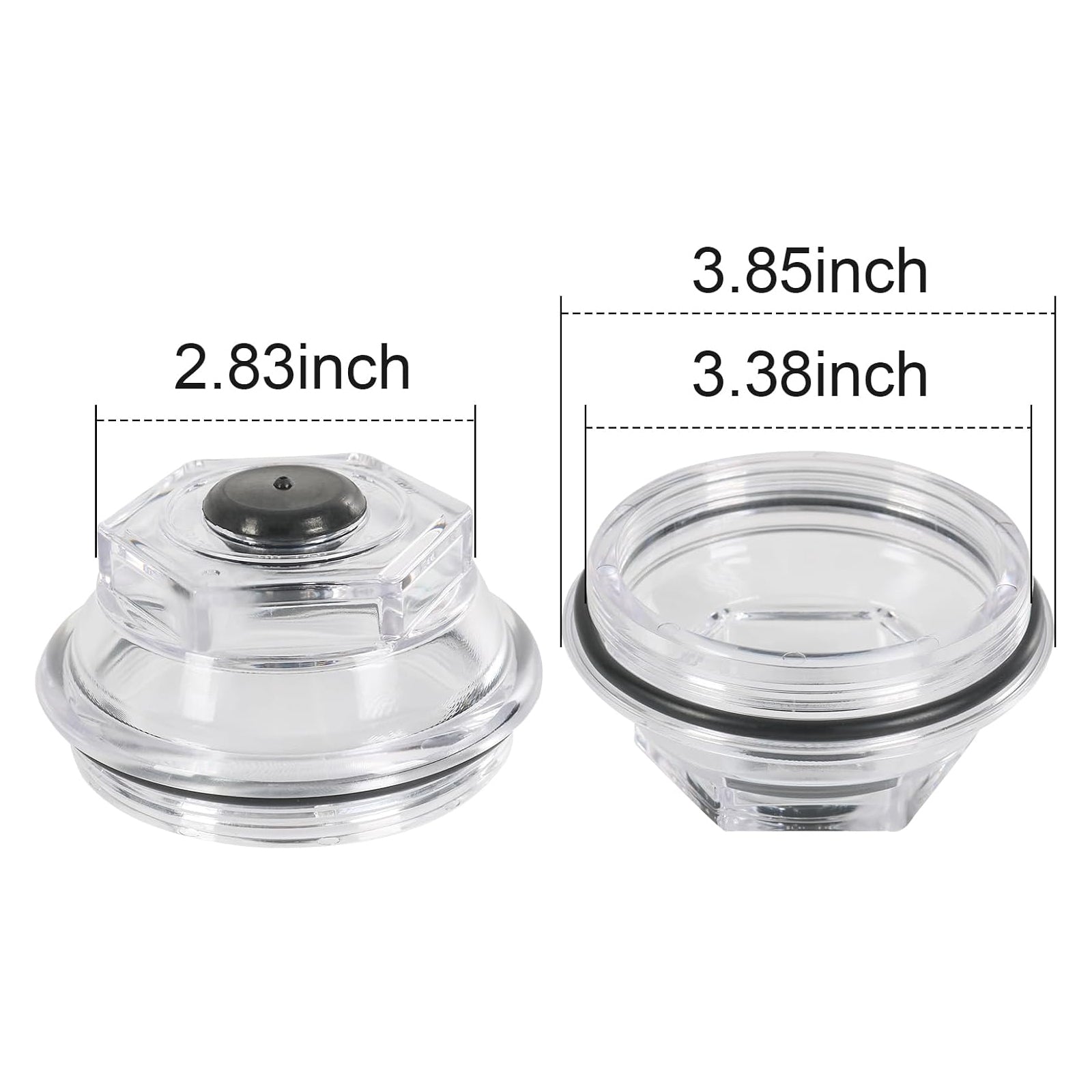 2PCS Oil Bath Dust Caps K71-704-00 For Dexter 9k 10K 8-415 430 3.5"