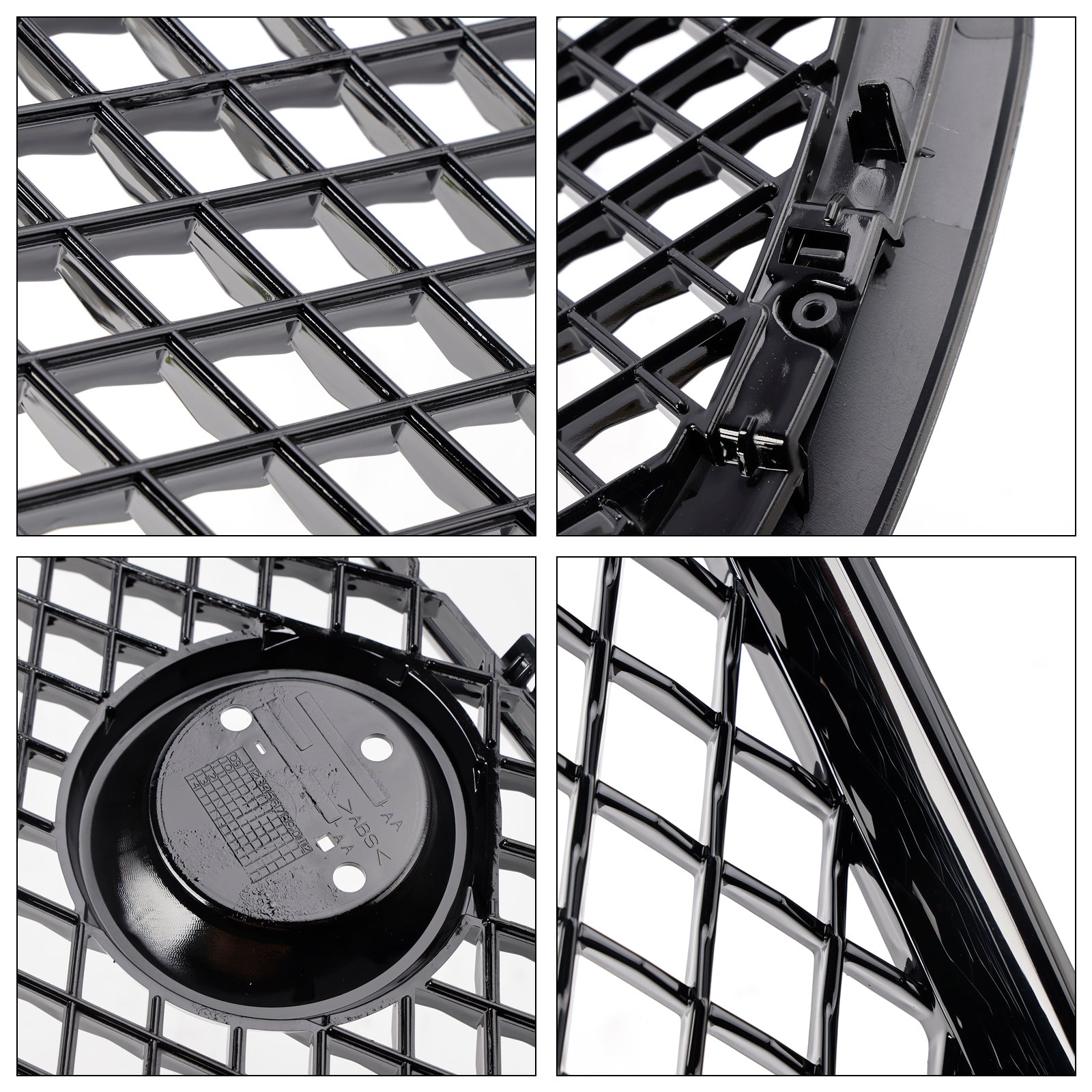 Gloss Black Front Bumper Grill Grille Fit Jaguar XJ 2010-2015