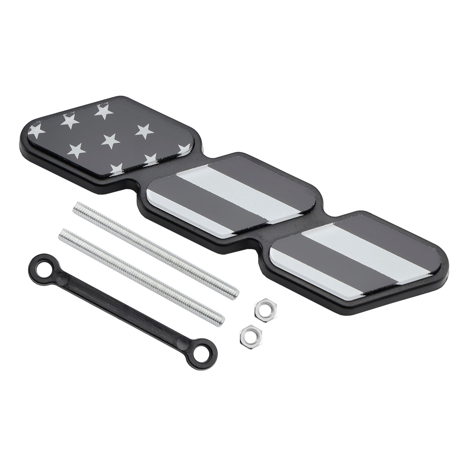 Toyota Tacoma TRD Tundra RAV4용 3색 그릴 배지 엠블럼 자동차 액세서리