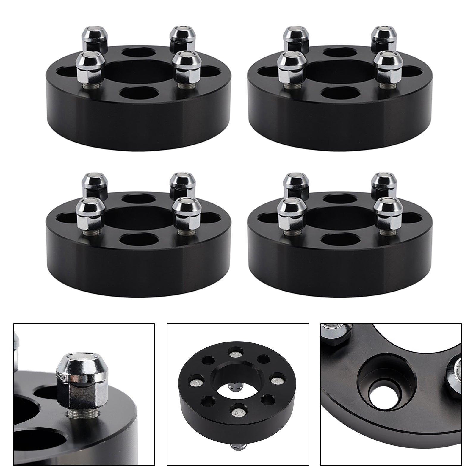 Golf Carts Wheel Spacer Kit With Lug Nuts 1.5 Inch For Ezgo Club Car Golf Carts