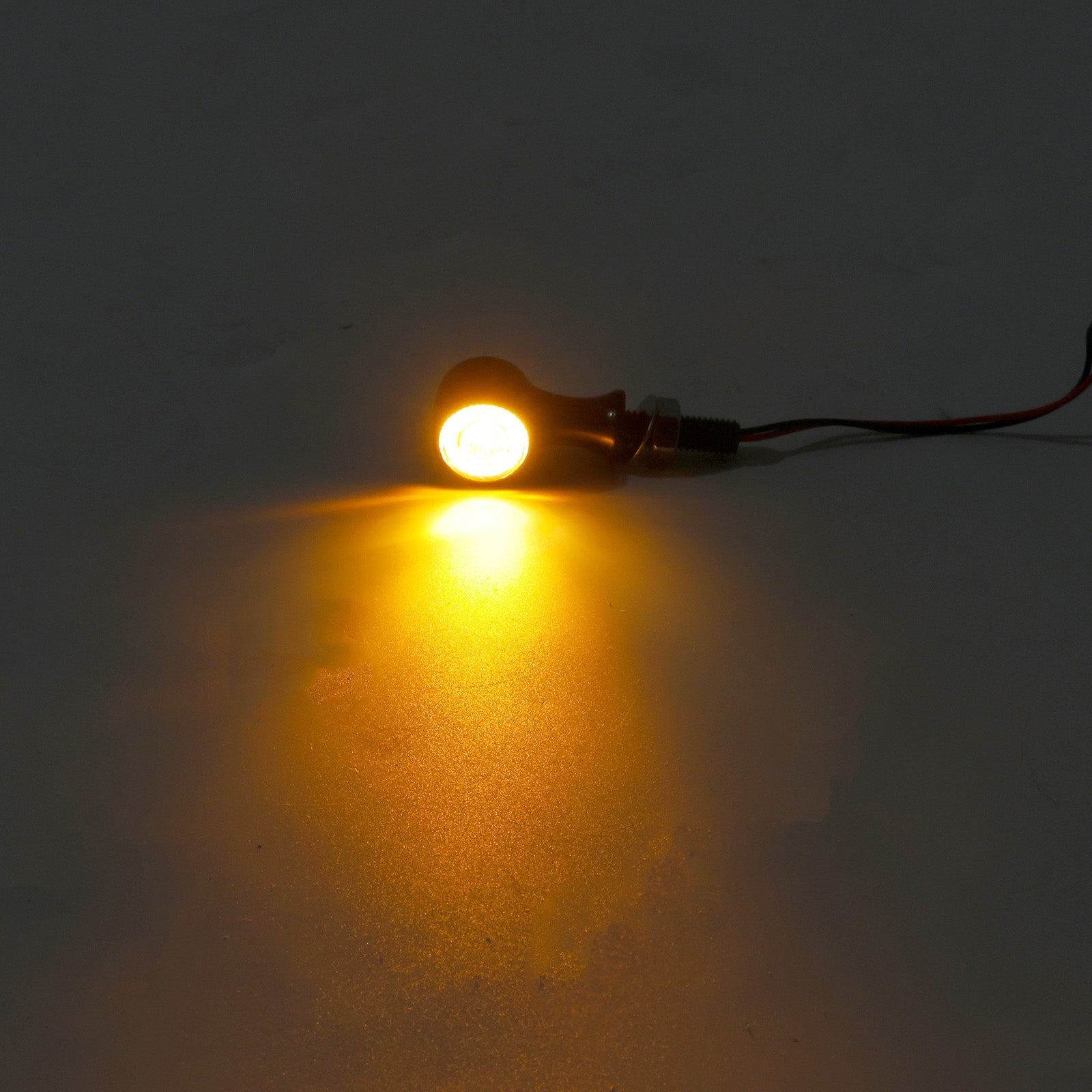 12V LED Turn Signal Indicator Light 8mm Universal Motorcycle For Suzuki