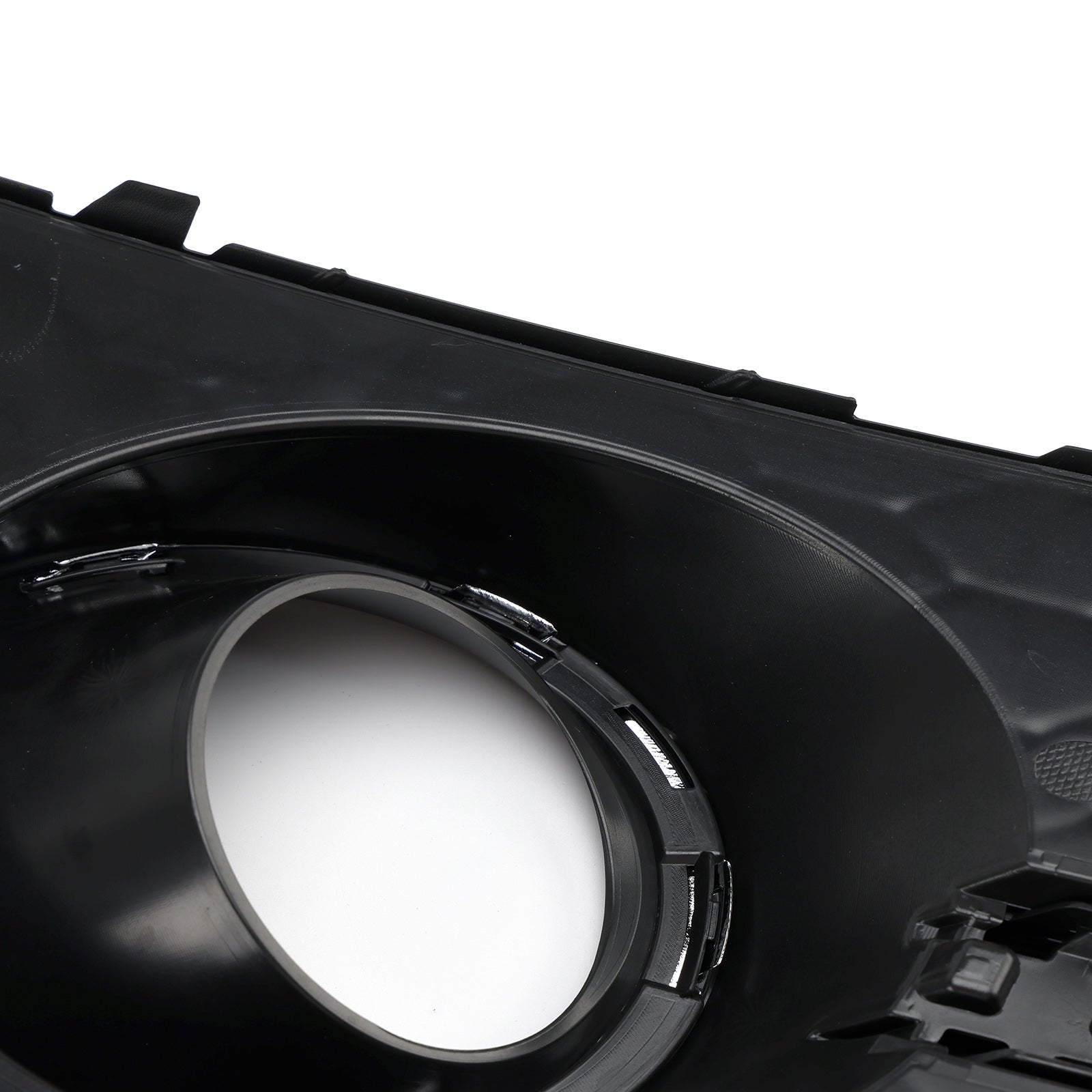 2012-2015 Audi A7 S-Line S7 Black Front Bumper Fog Light Grille Cover Bezel