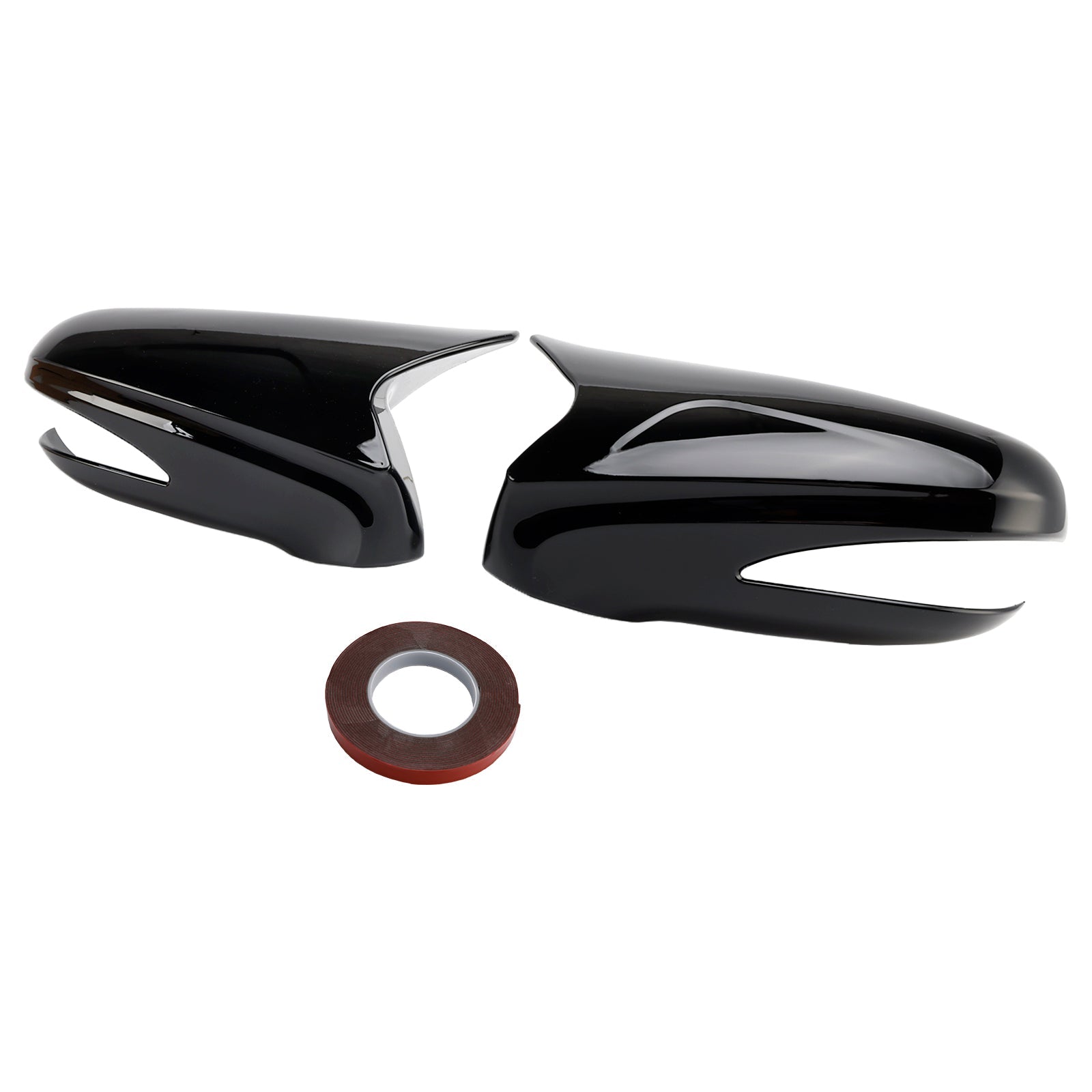Side Mirror Covers Rearview Housing Black for Lexus IS250 IS350 ES350