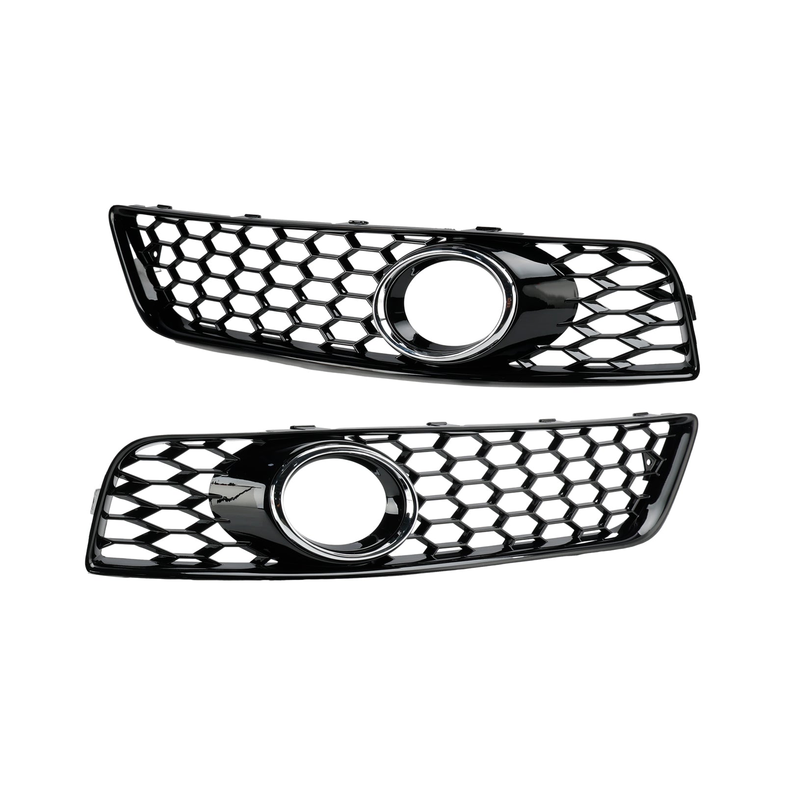 Audi A3 8P 2009-2013 Honeycomb Bumper Front Fog Light Grille Grill Cover