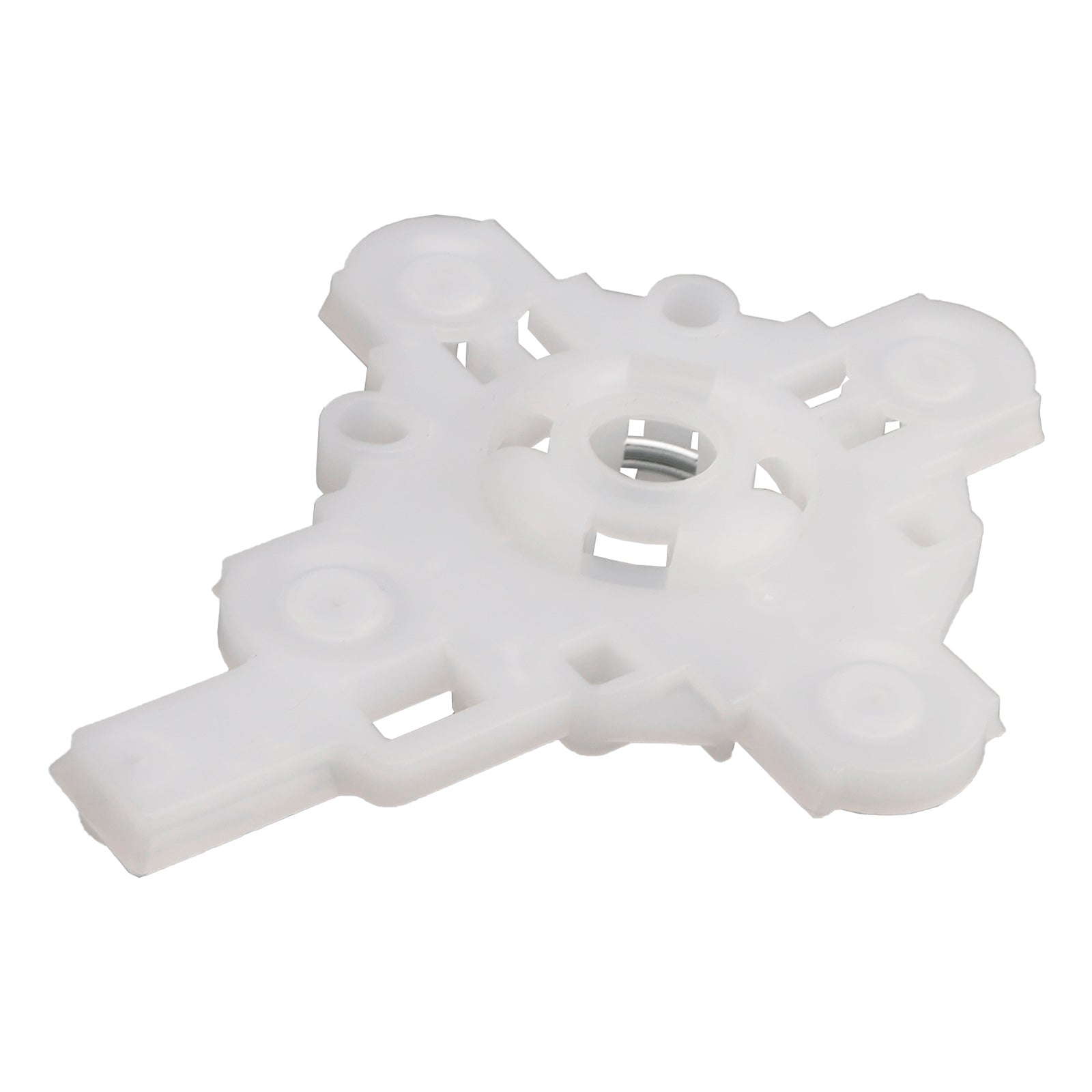 Left Car Side Mirror Glass Lens White Plastic Bracket Clip Holder for Honda
