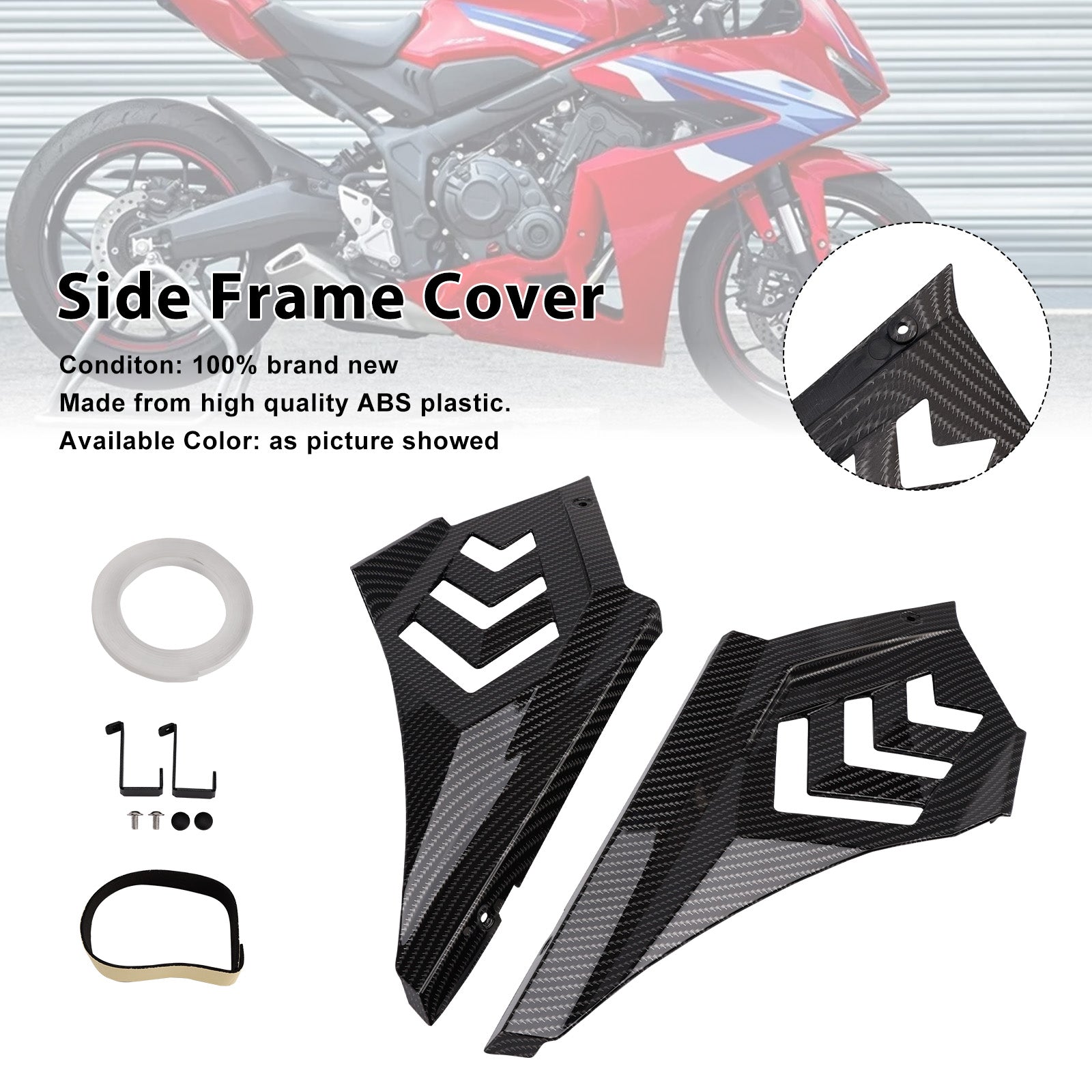 2024-2025 Honda CBR650R Side Frame Panel Protector Fairings Cover