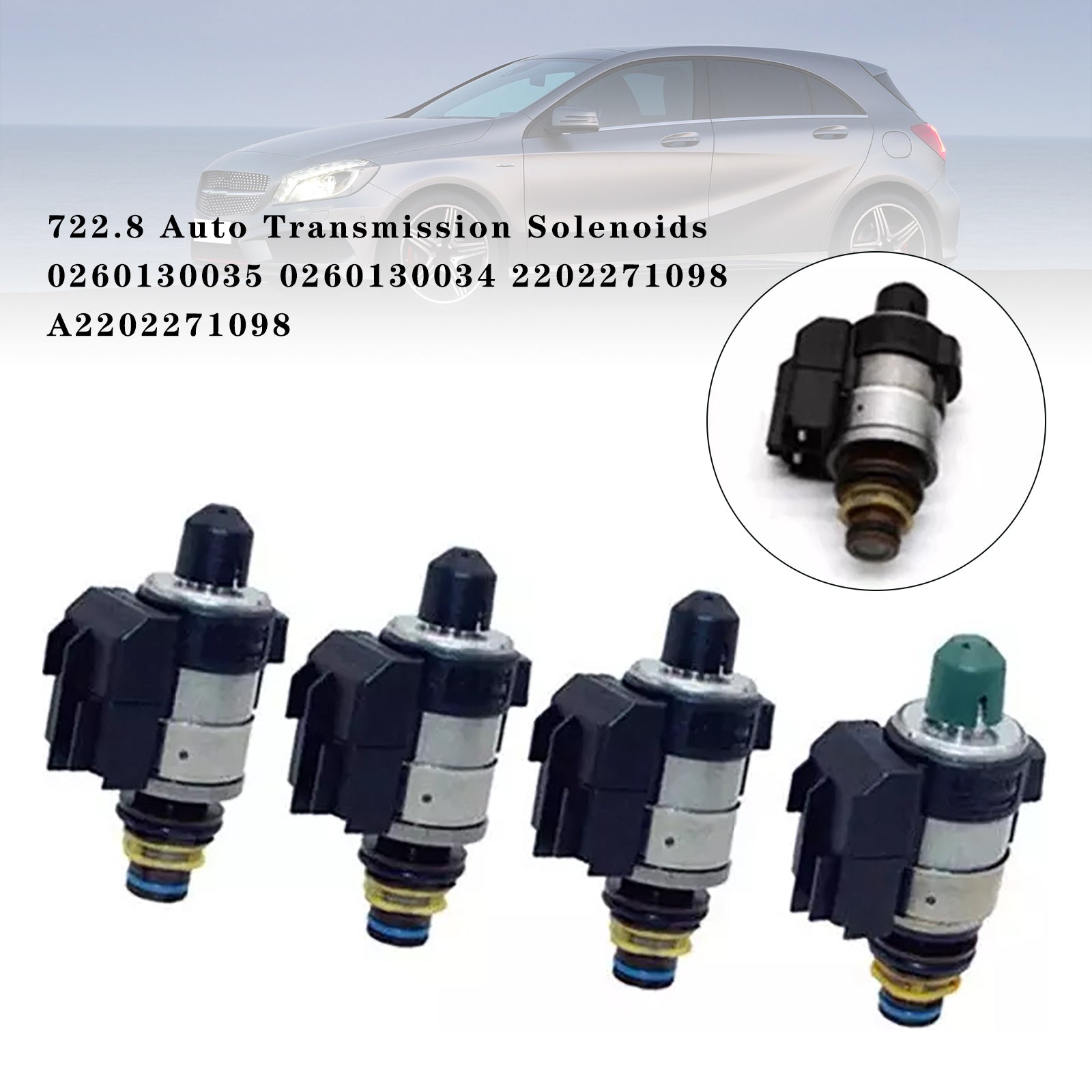 722.8 Auto Transmission Solenoids 0260130035 0260130034 2202271098 A2202271098