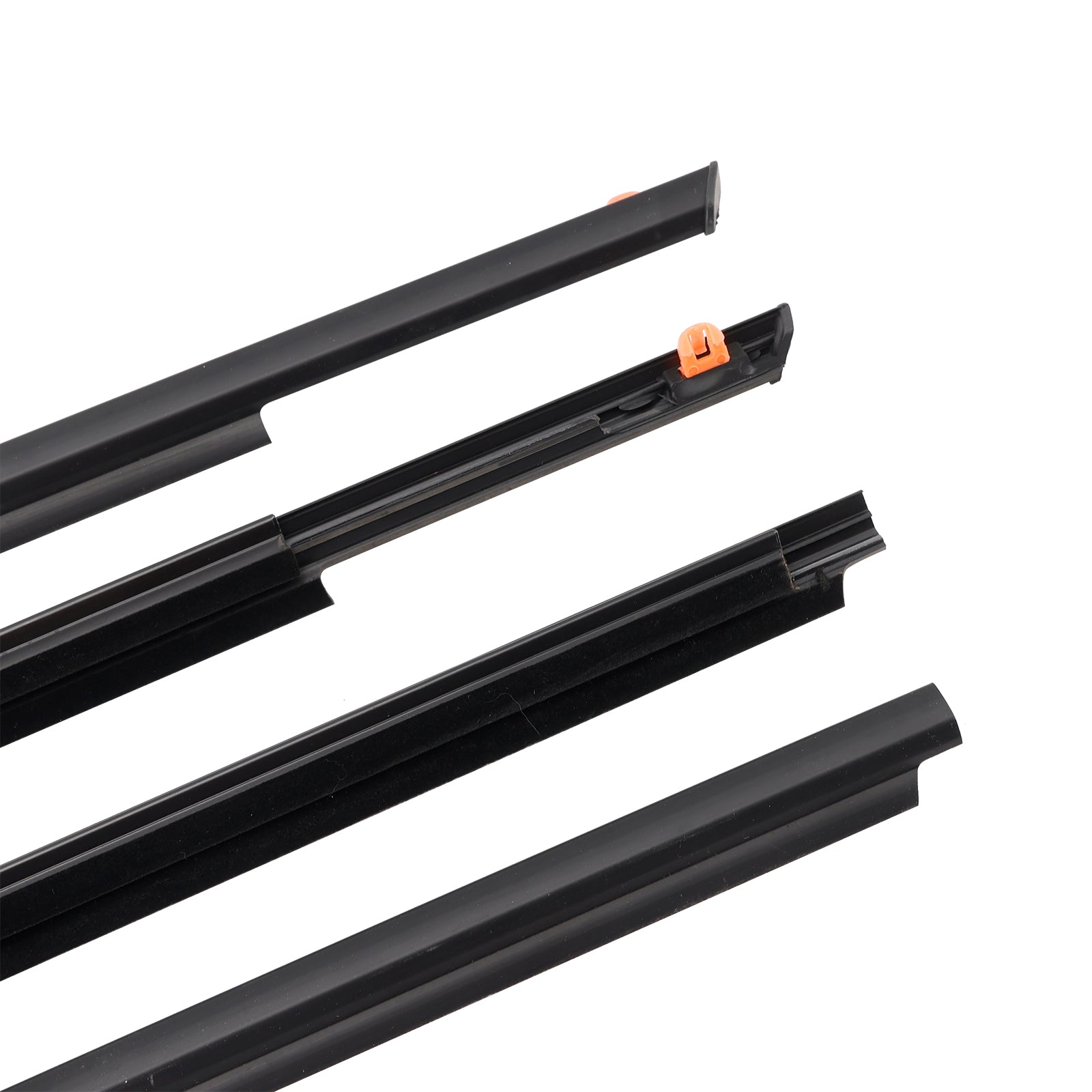 2004-2009 Toyota Prius 4PCS Door Glass Belt Outer Molding Weatherstrip