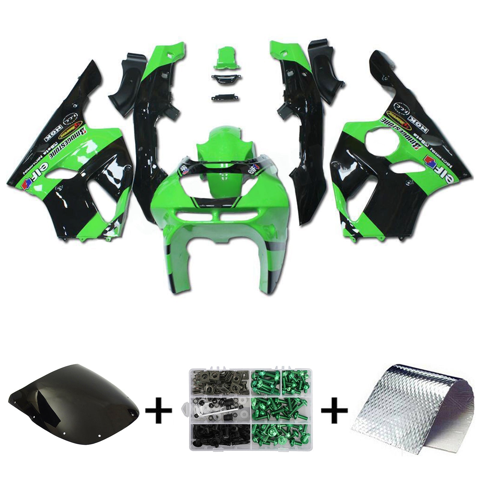 Kawasaki ZX-6R 1994-1997 Fairing Kit Bodywork Plastic ABS