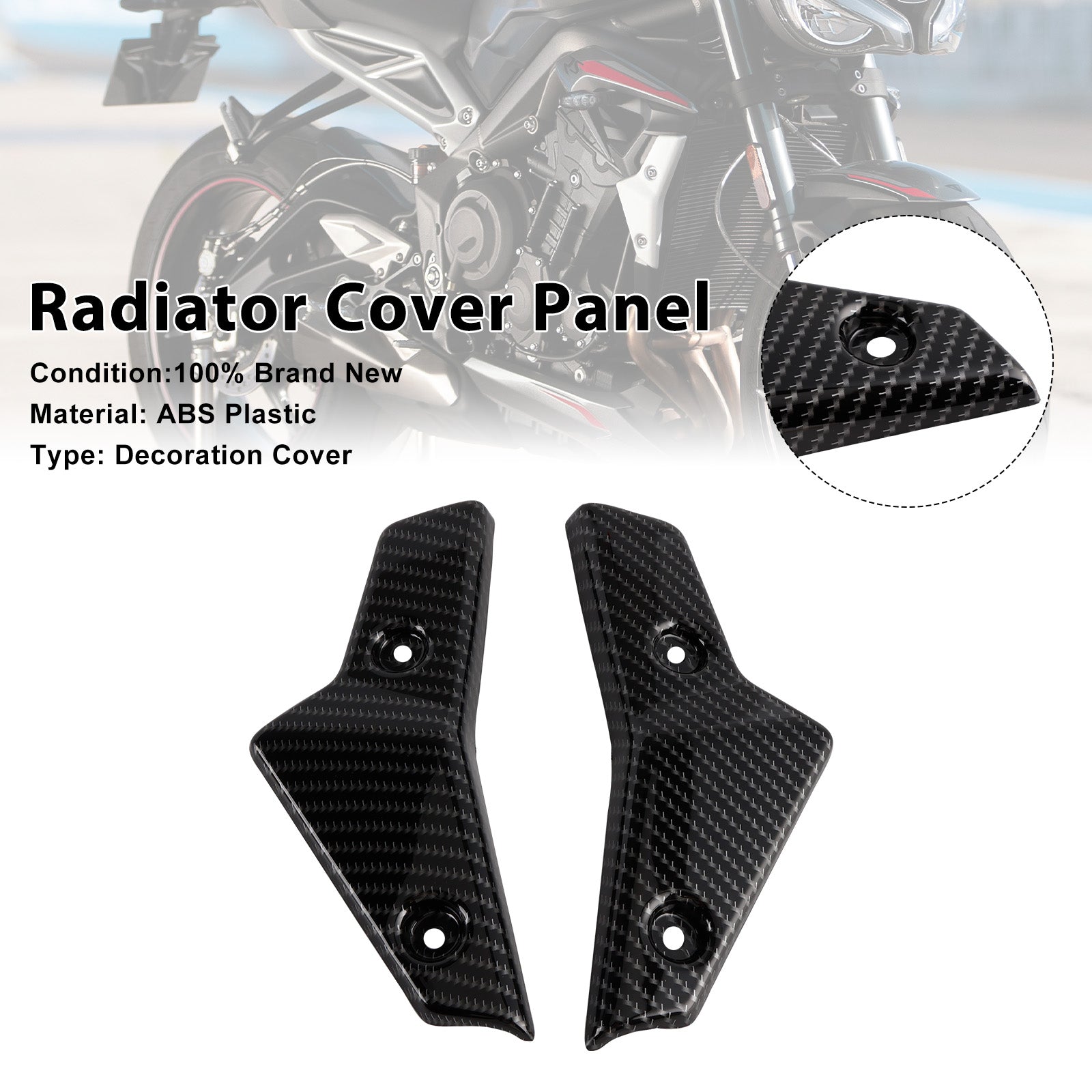 2020-2022 Street Triple 765 R/RS Radiator Side Cover Fairing Panels